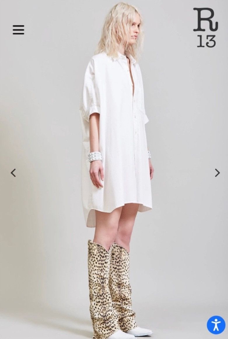 R13 Boxy button up dress size XS Size XS / US 0-2 / IT 36-38 - 5 Thumbnail