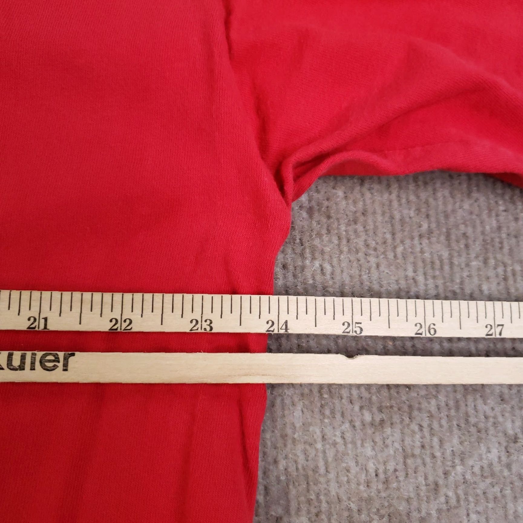 Guess VINTAGE Guess Shirt Mens Large Red Logo 90s Tee USA Made 90s Vintage Graphic Print Crew Neck Short Sleeve Size US L / EU 52-54 / 3 - 3 Thumbnail