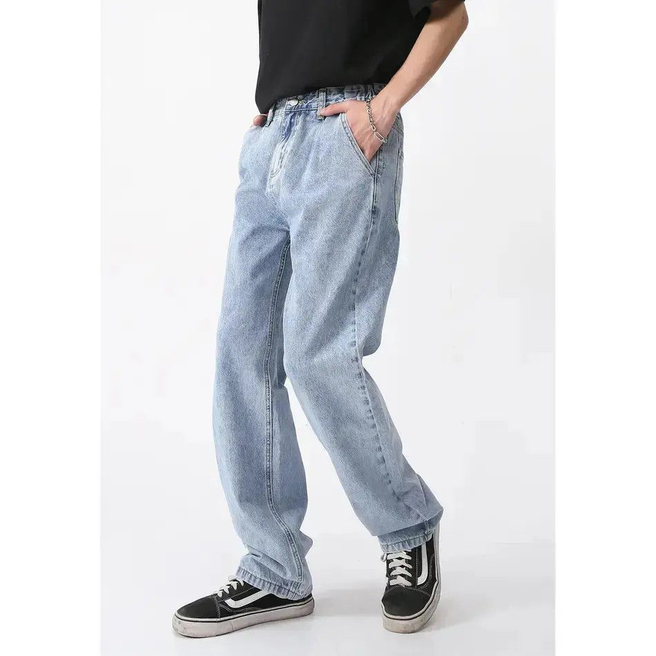 Japanese Brand Retro loose high street casual jeans Size US 32 / EU 48 - 1 Thumbnail
