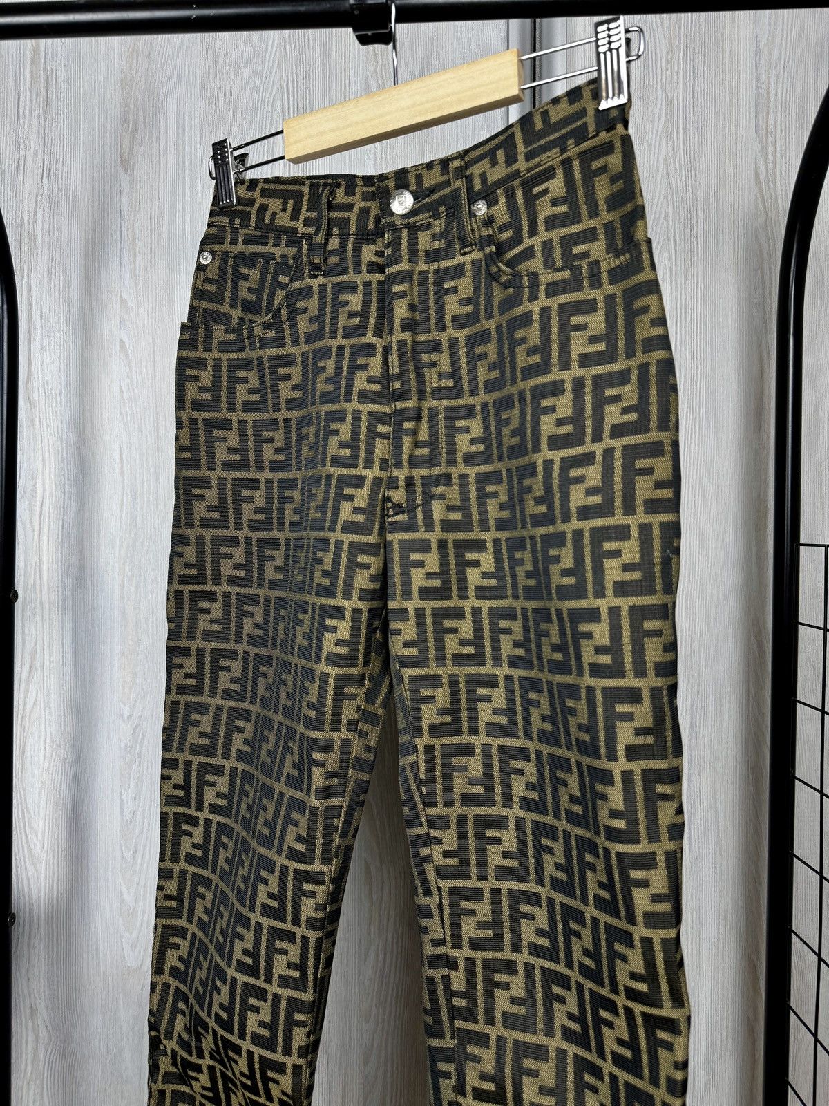 Fendi Fendi vintage Zucca FF monogram pants rare all over print Size 25" / US 0 / IT 36 - 5 Thumbnail