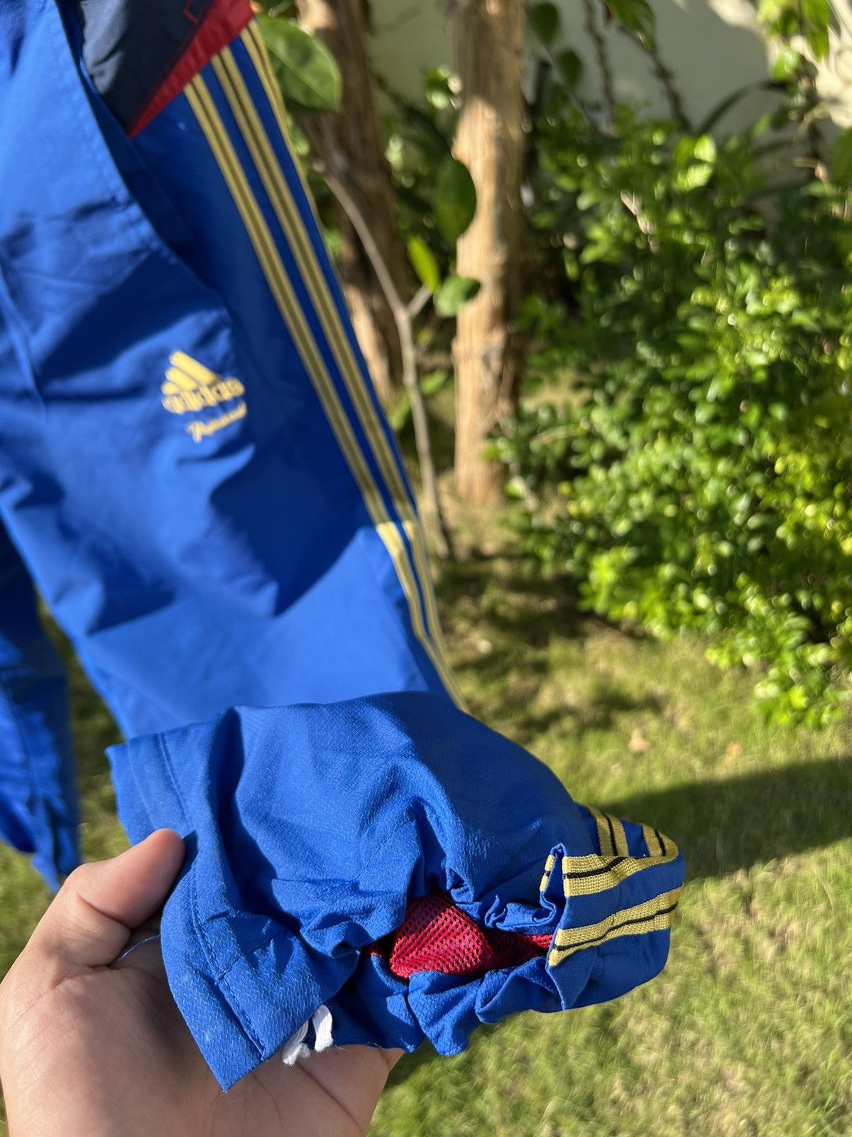 Adidas × Vintage 90's ADIDAS CLIMAPROOF PROFESSIONAL RARE BAGGY TRACK PANTS Size US 34 / EU 50 - 3 Thumbnail