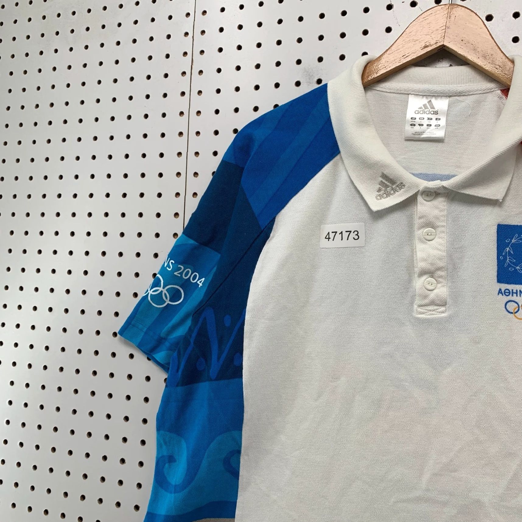 Adidas VINTAGE Adidas Athens 2004 Polo Shirt Mens Large White Olympics Volunteer Polo Shirt Mens Large White Olympics Volunteer Size US L / EU 52-54 / 3 - 7 Thumbnail