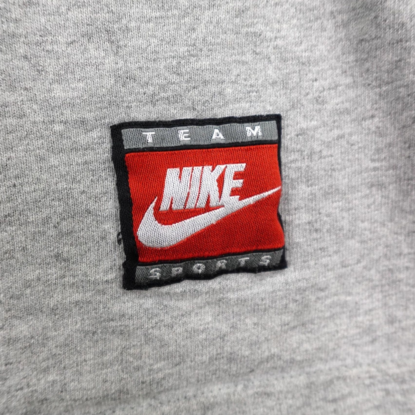 VINTAGE Nike Shirt Mens XL Gray Swoosh 90s Basketball Sleeveless Tank Graphic Print