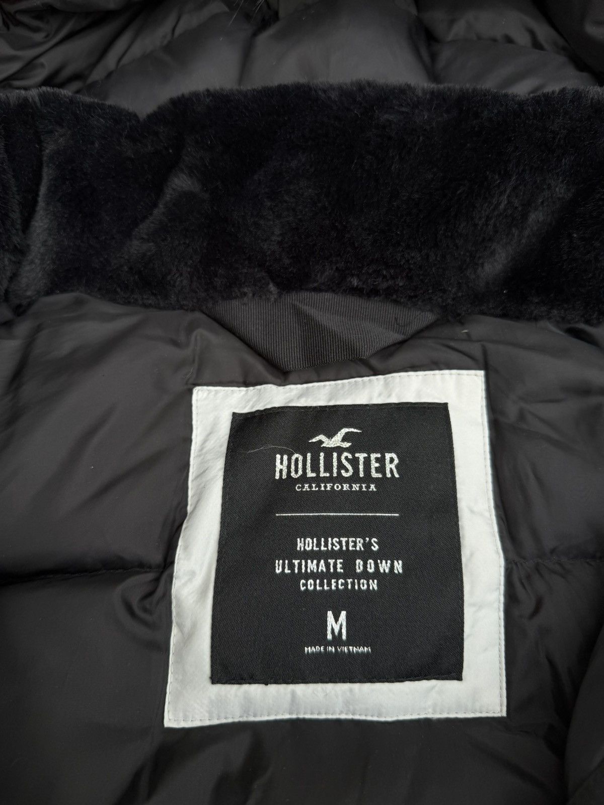 Hollister Streetwear Hollister Black Fur Y2K Bomber Jacket Size US M / EU 48-50 / 2 - 11 Thumbnail