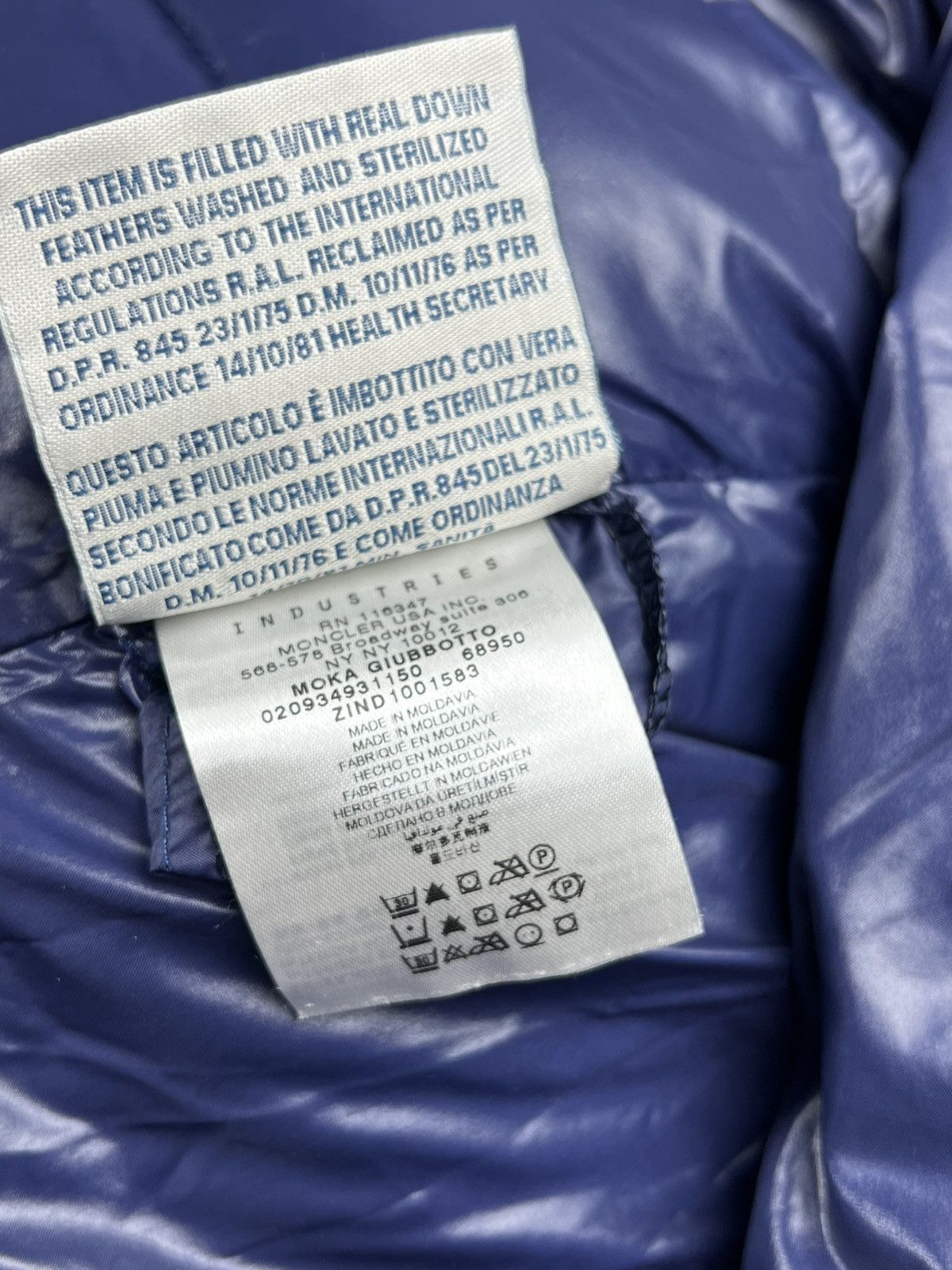 Moncler Moncler Moka Blue Down Parka Size M Size M / US 6-8 / IT 42-44 - 12 Thumbnail