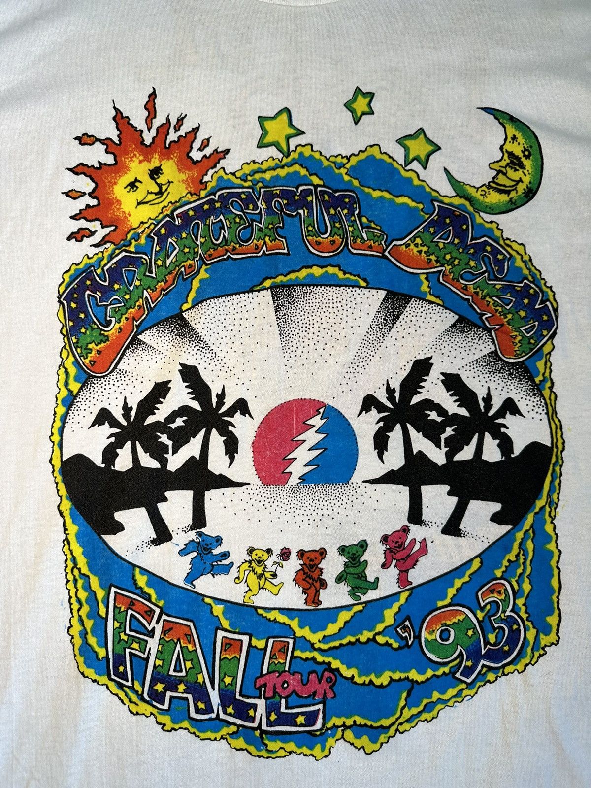 Grateful Dead Vintage Grateful Dead Fall 1993 Tour tee Size US L / EU 52-54 / 3 - 3 Thumbnail