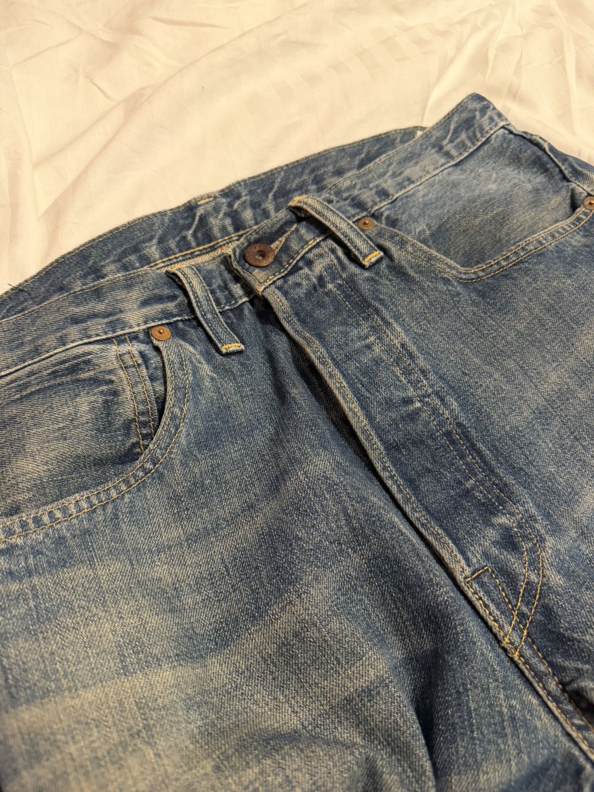 Levi's Vintage Clothing RARE LVC 60s bootcut denim jeans Size US 31 - 4 Thumbnail