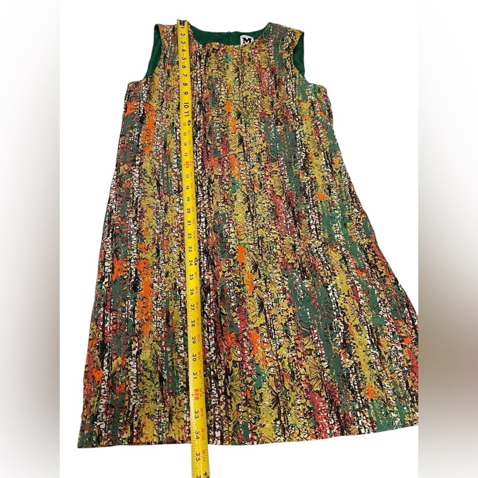 Missoni M Missoni 100% Silk Floral Mini Dress 38 Pink A Line Round Size XS / US 0-2 / IT 36-38 - 7 Thumbnail