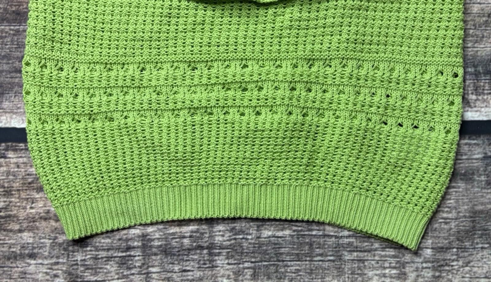 Luchiano Visconti Anthropologie Lush Crop Top Womens S Off the Shoulders Knit Size S / US 4 / IT 40 - 5 Thumbnail