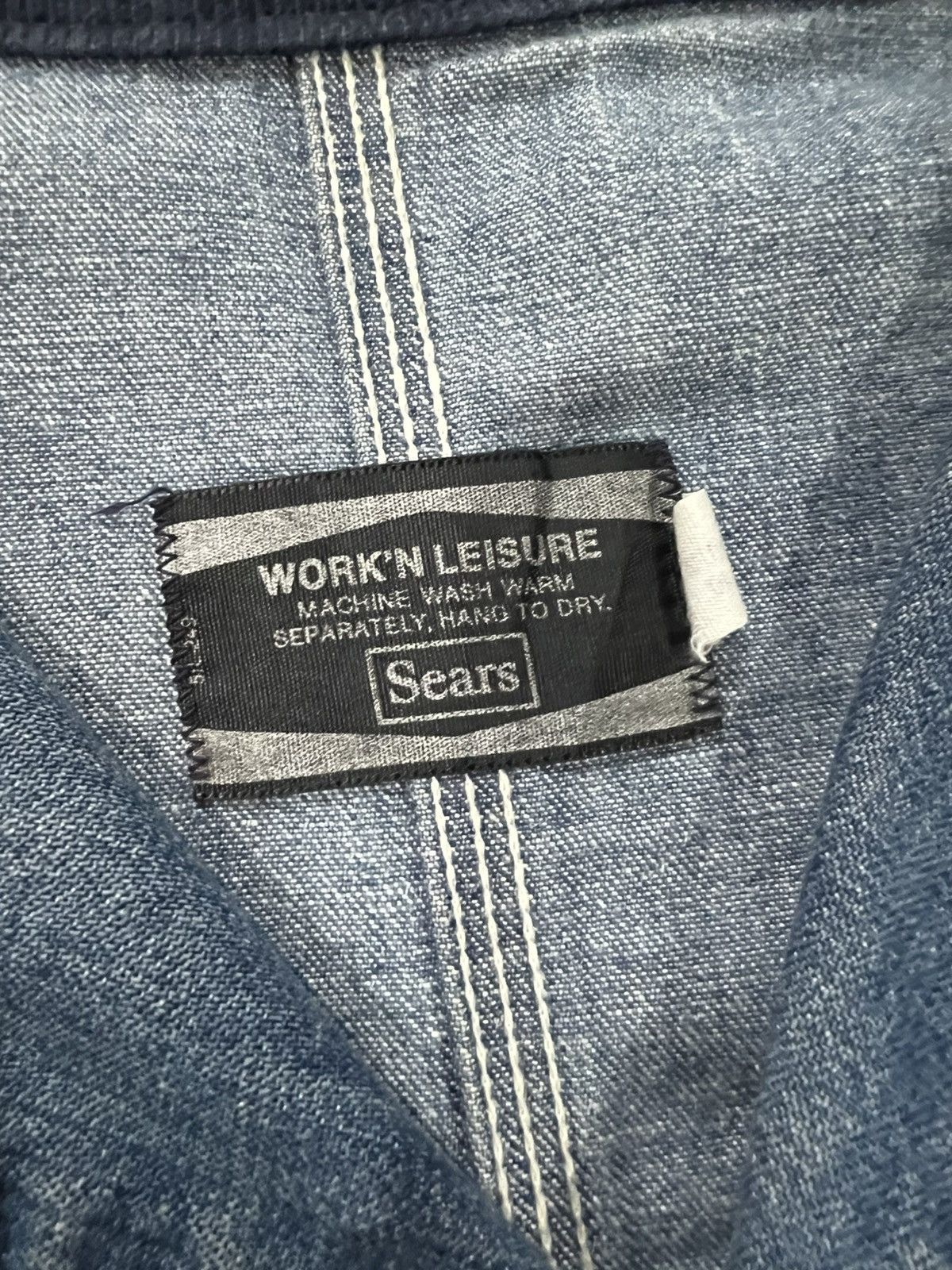 Sears Vintage Sears Work’n Leisure Denim Chore Jacket Size US M / EU 48-50 / 2 - 5 Thumbnail