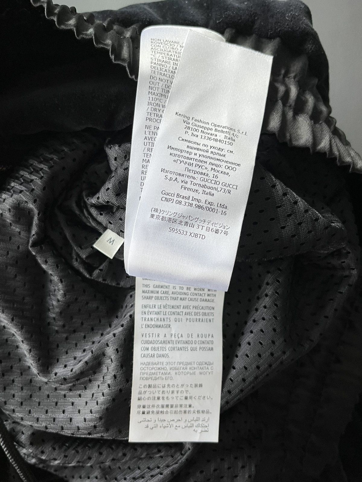 Gucci Gucci Super Runway $3k Brand NEW Velvet Logo Jacket Rare Size US L / EU 52-54 / 3 - 18 Thumbnail
