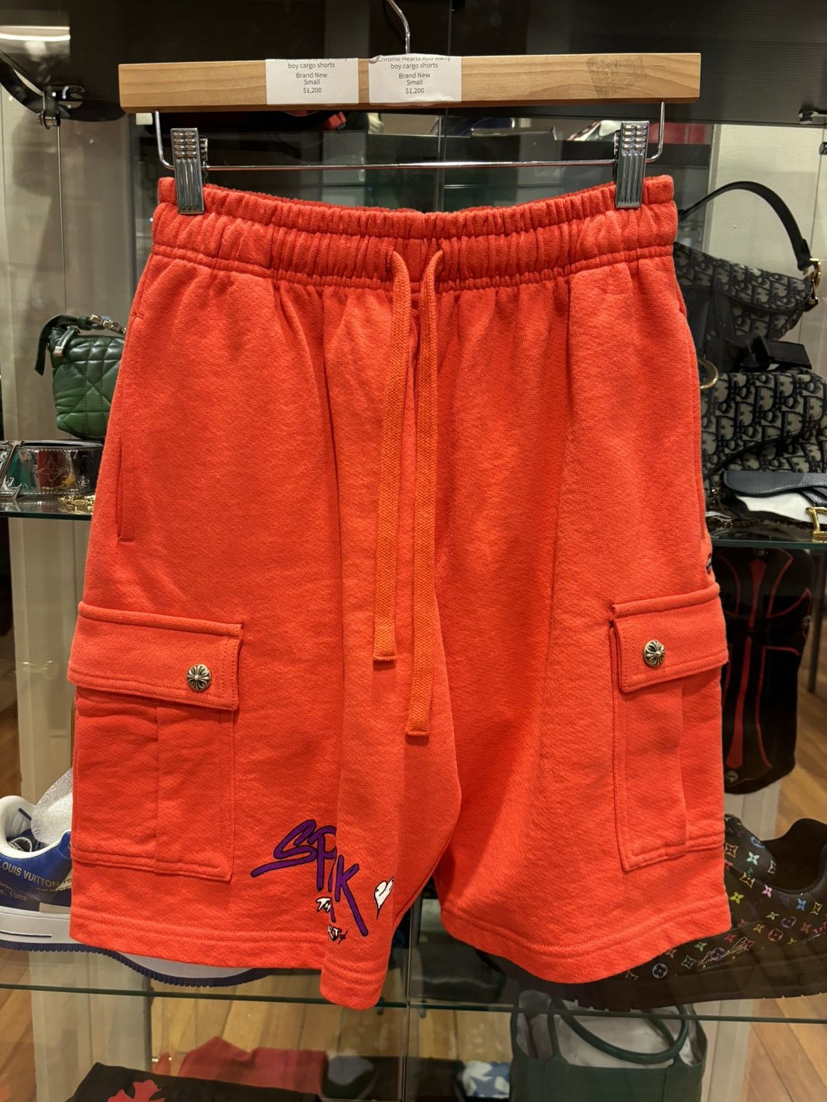 Chrome Hearts Chrome Hearts Matty Boy Spark Cargo Shorts | Grailed