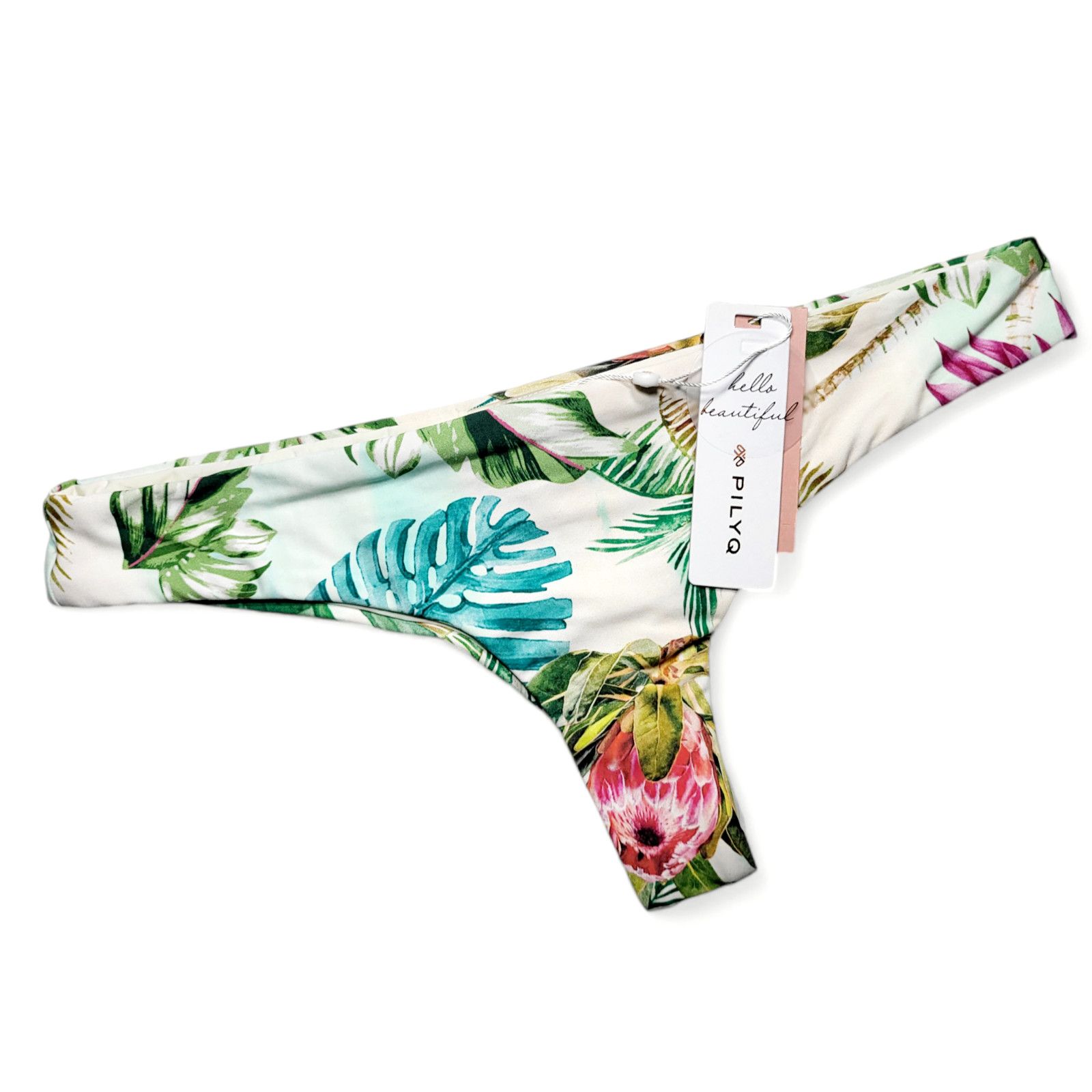 Other NWT PQ SWIM Tulum Cheeky Reversible Tropical Bikini Bottoms Size S / US 4 / IT 40 - 3 Thumbnail