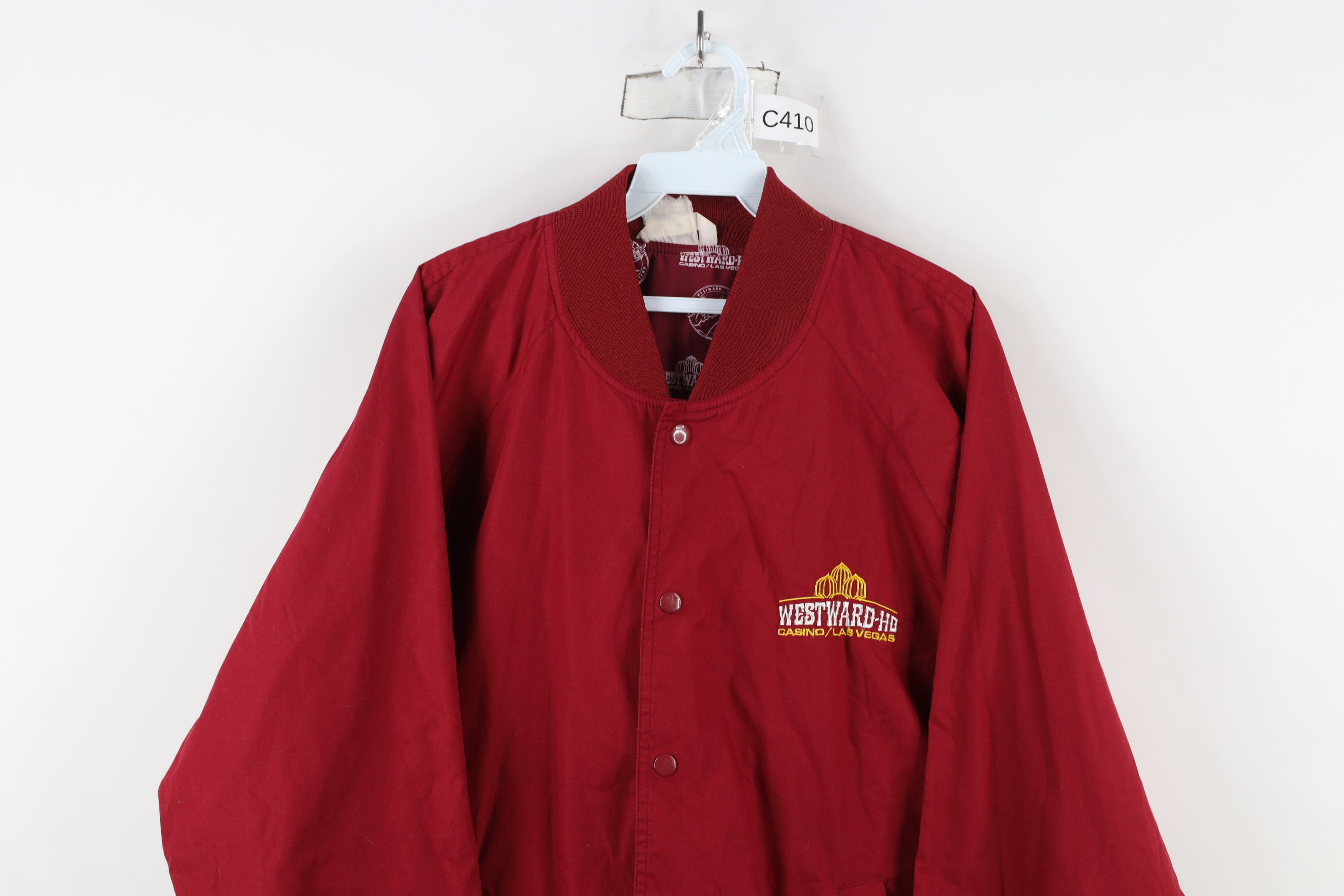 Vintage Vintage 90s Streetwear Westward Las Vegas Bomber Jacket Size US XL / EU 56 / 4 - 2 Thumbnail