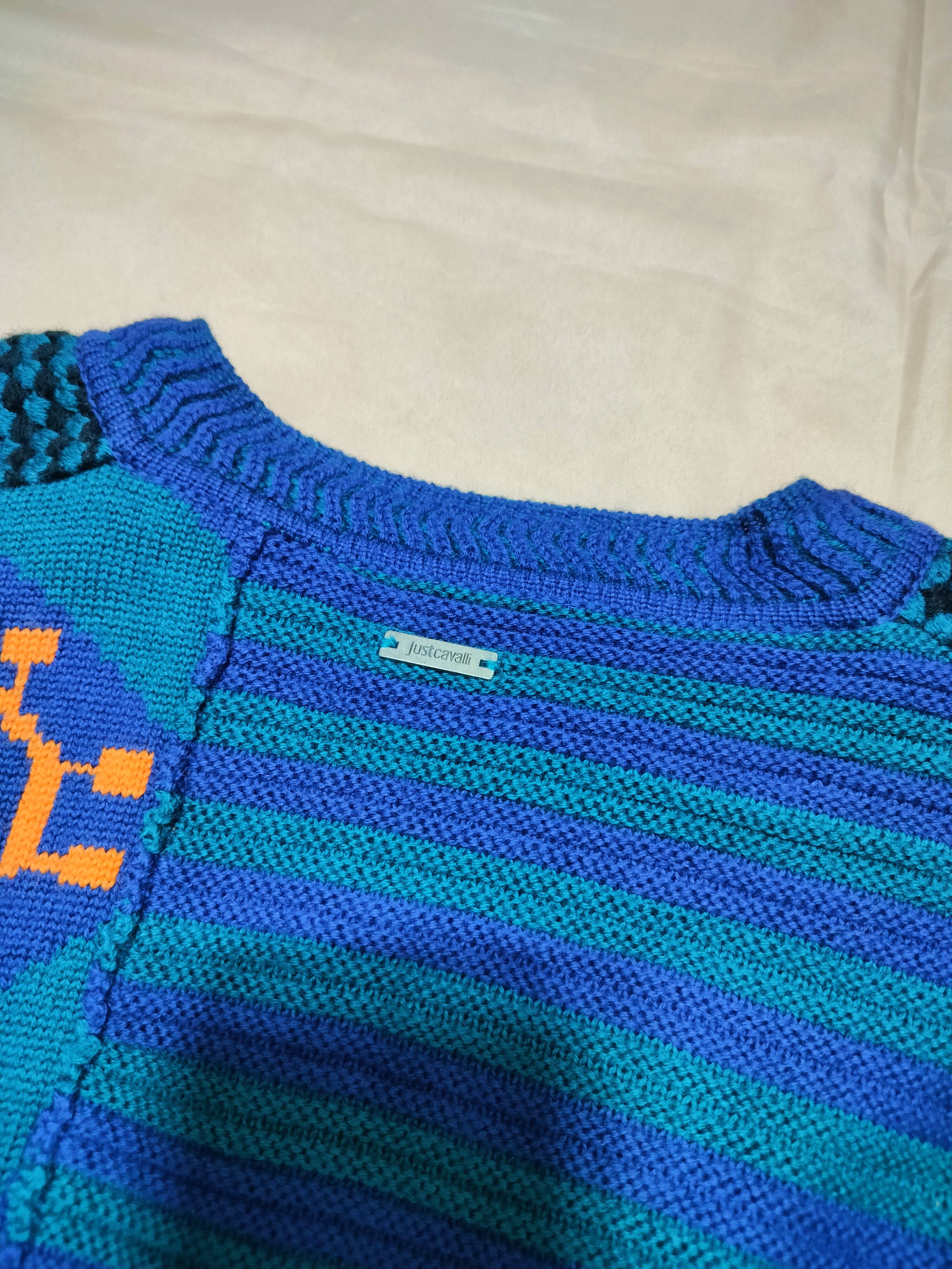 Just Cavalli Just Cavalli patterned knitted Sweater Size US M / EU 48-50 / 2 - 5 Thumbnail