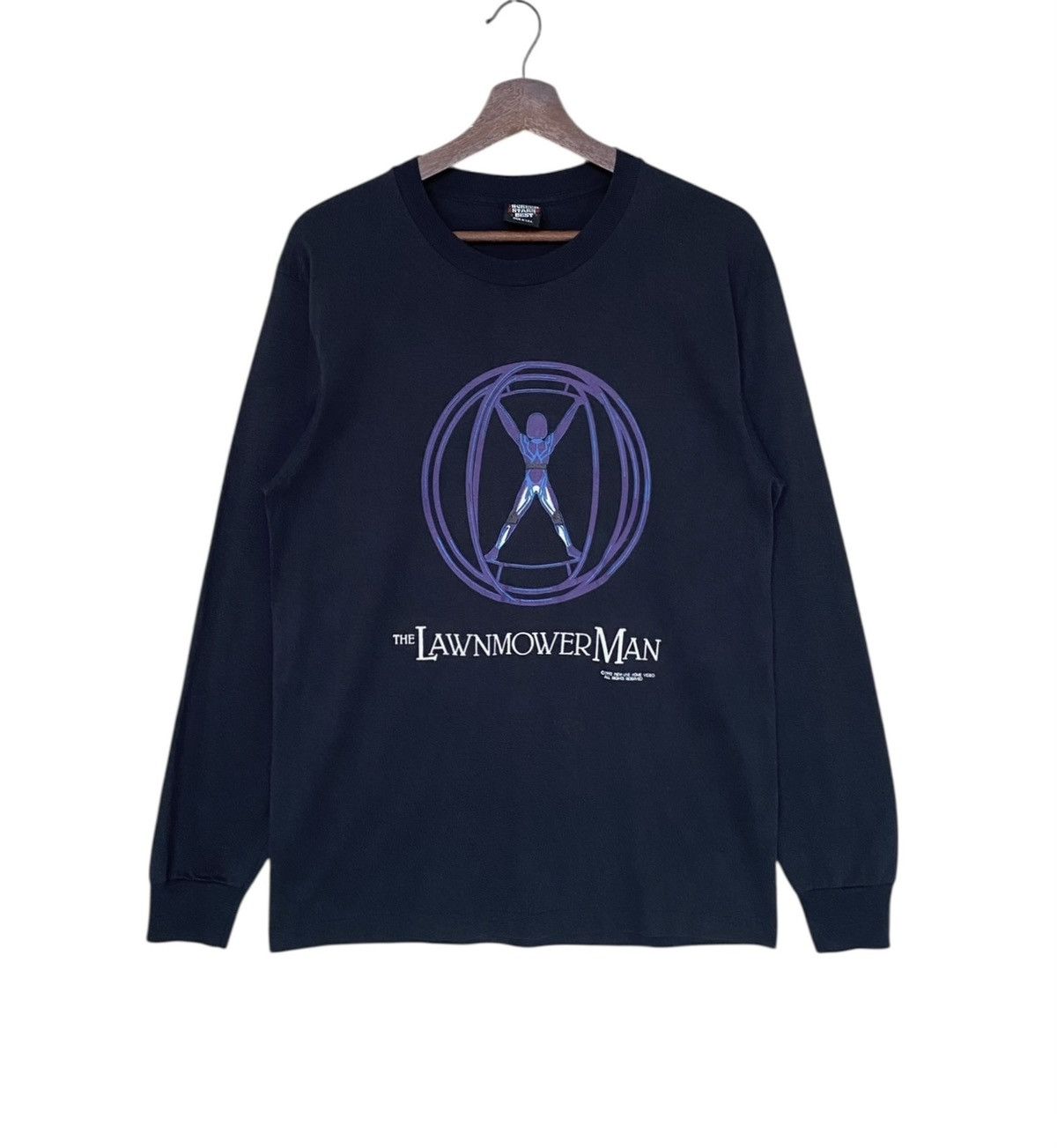 Other Vintage Horror Movie The Lawnmower Man T-shirt 1992s Size US L / EU 52-54 / 3 - 1 Thumbnail