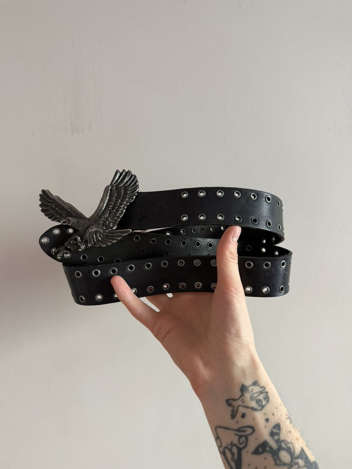Levi's Vintage leather eagle metal avant garde belt levis Size ONE SIZE - 1 Thumbnail