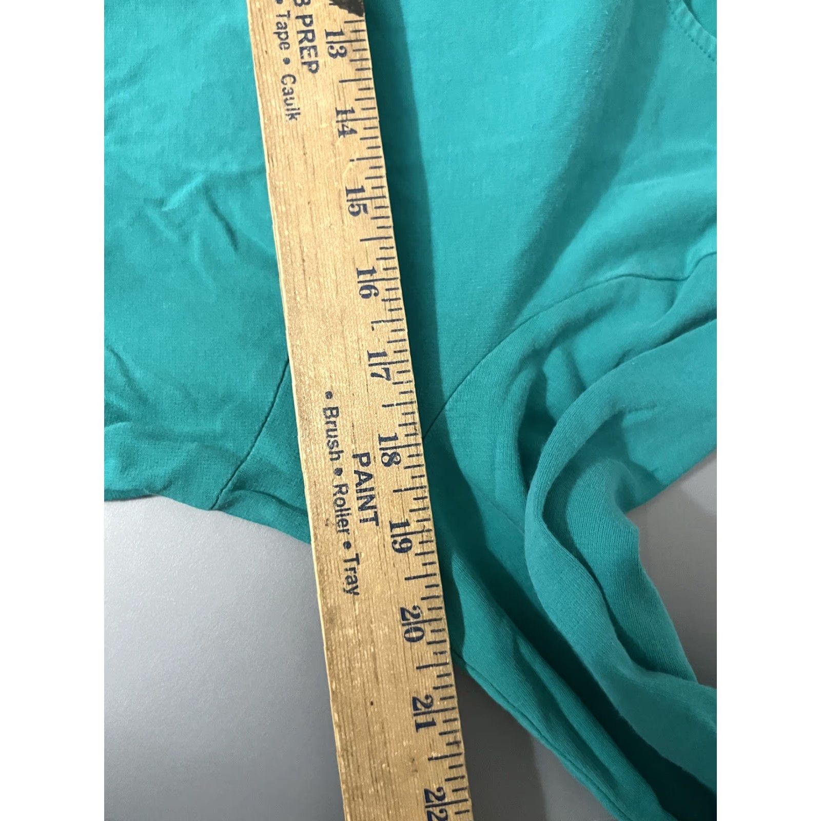 Talbots Talbots Shirt Women M Green Bell Sleeve 1/4 Zip Back Jersey Knit Stretch Size M / US 6-8 / IT 42-44 - 5 Thumbnail