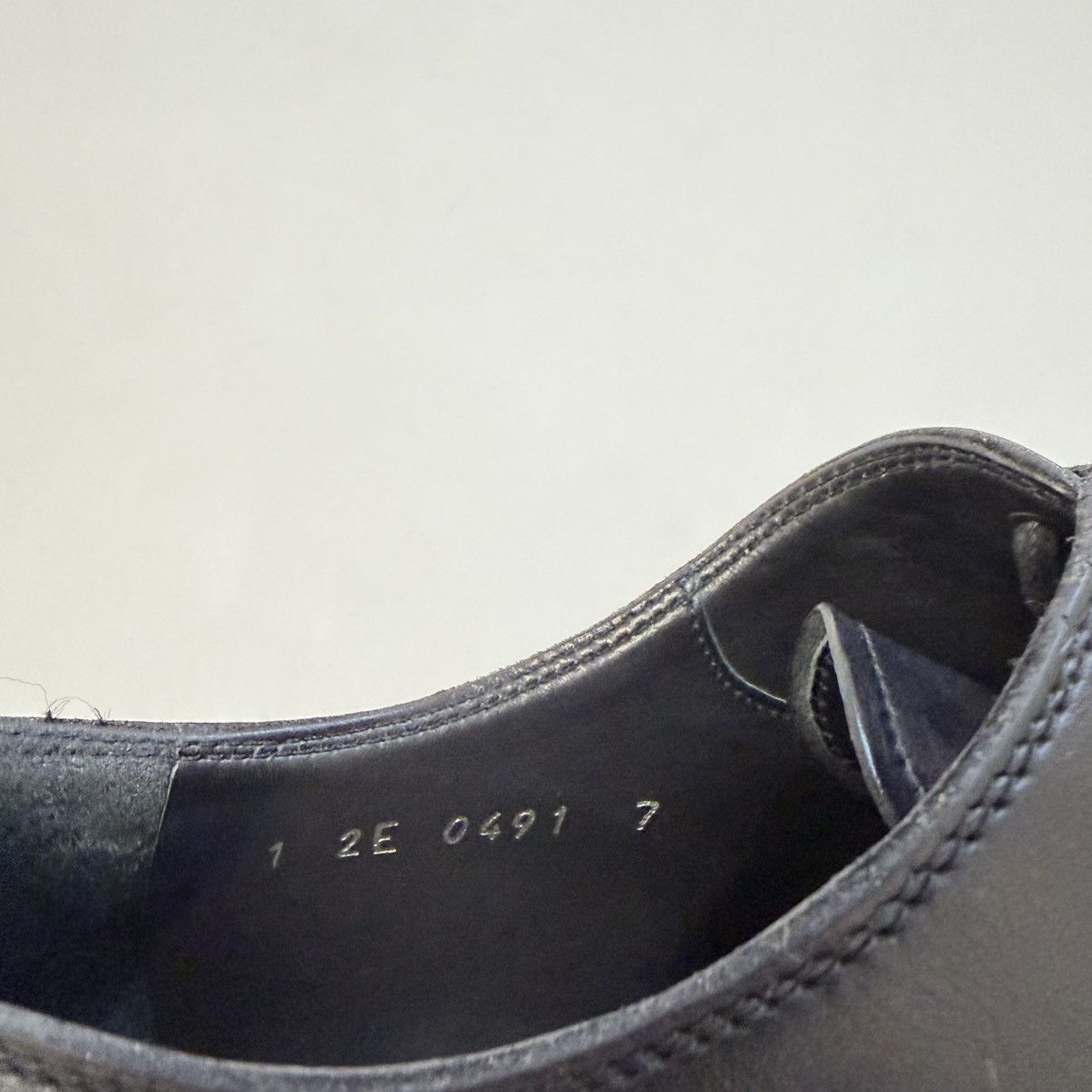Prada Mid 2000s Black Leather Derby Shoes Size US 8 / EU 41 - 13 Thumbnail
