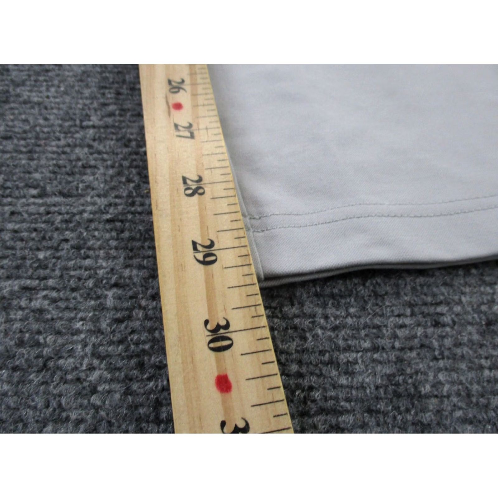 Vintage BYLT Pants Mens 31 Gray Chino Everyday Pant 2.0 Slim Straight Stretch Size US 31 - 4 Thumbnail