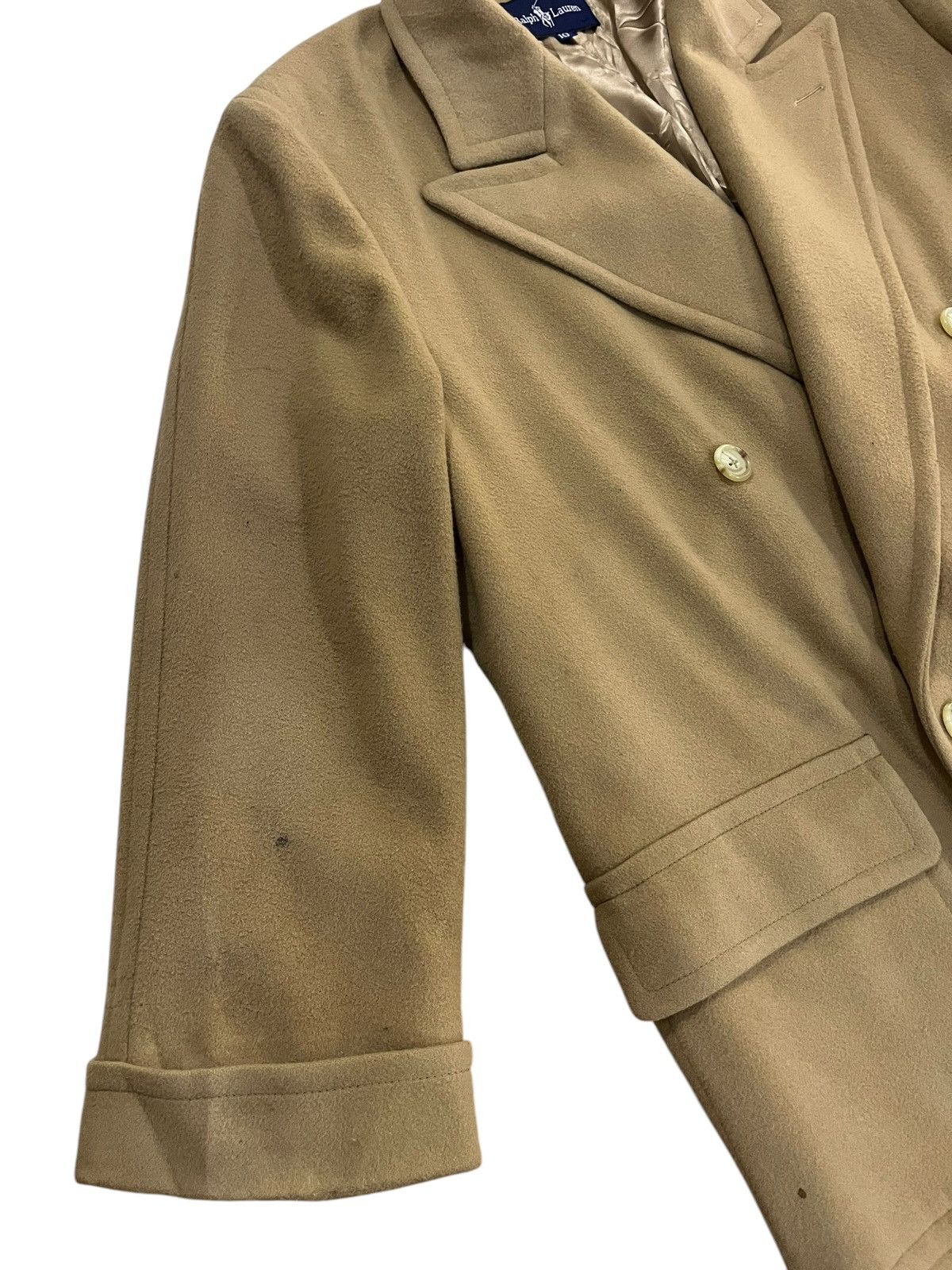 Polo Ralph Lauren VINTAGE POLO RALPH LAUREN WOOL D. BREASTED TRENCH COAT Size US L / EU 52-54 / 3 - 2 Thumbnail