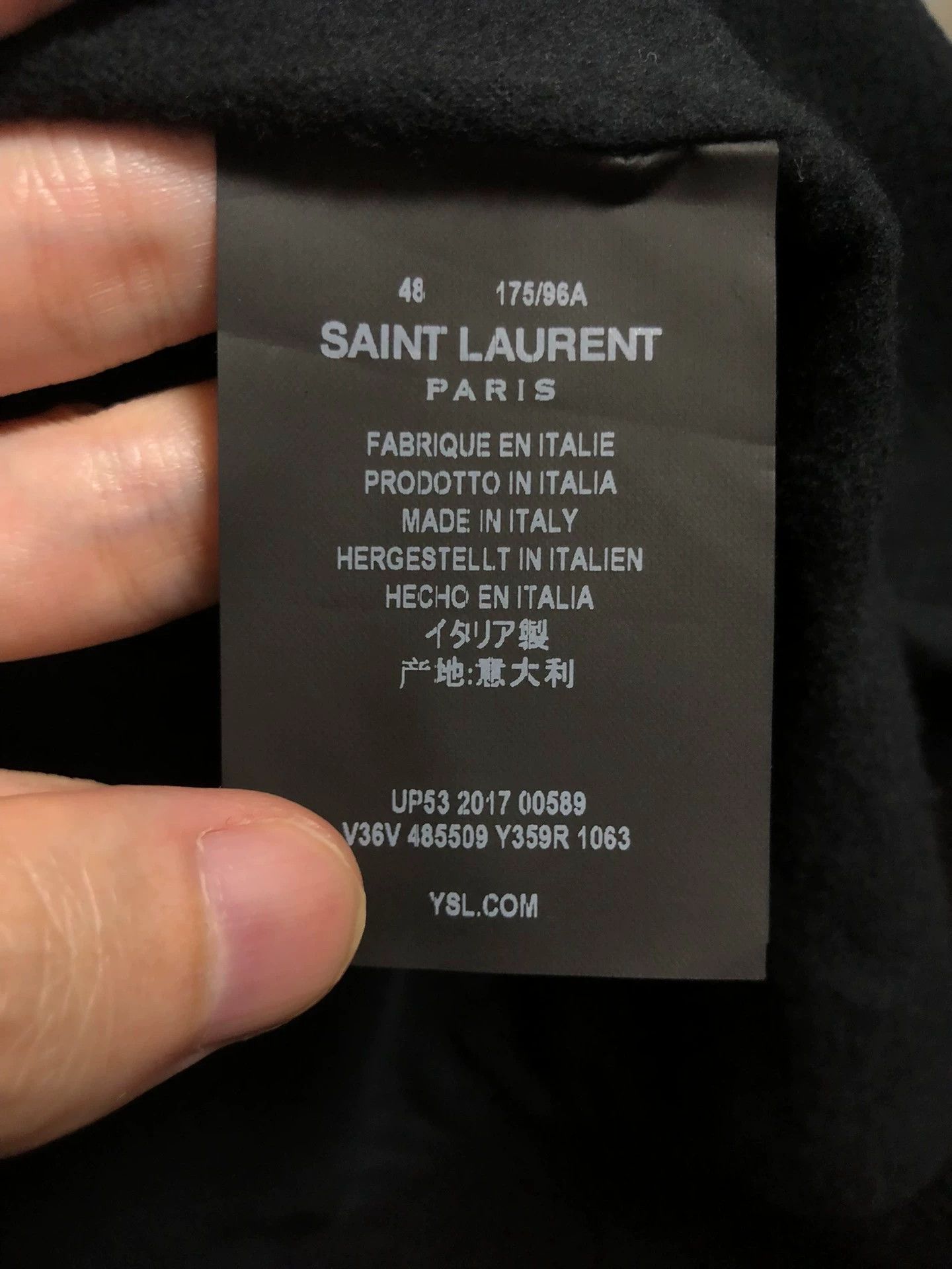 Saint Laurent Paris Saint Laurent Print Silk Jacket, SLP Baseball Jacket Size M / US 6-8 / IT 42-44 - 6 Thumbnail
