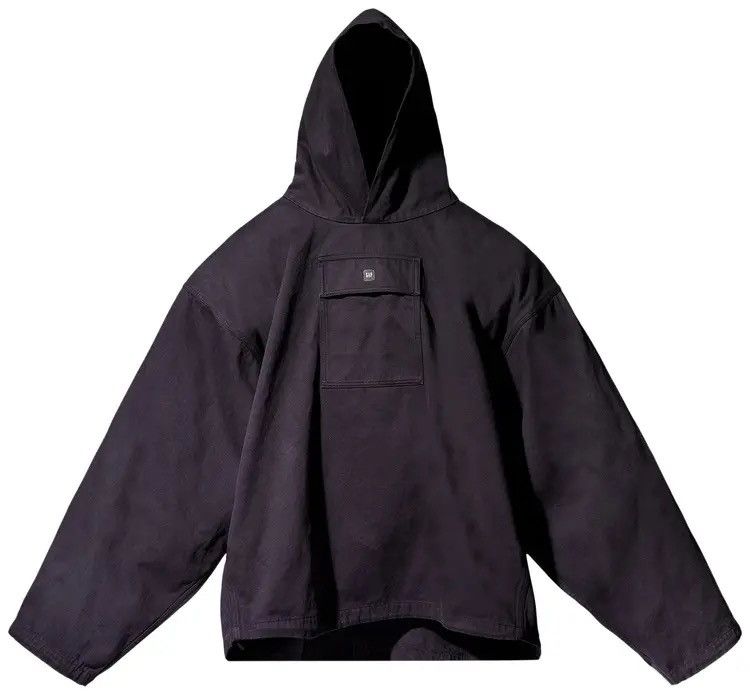 Balenciaga × Gap × Yeezy Yeezy Gap Black Sateen Anorak - L Size US L / EU 52-54 / 3 - 4 Thumbnail