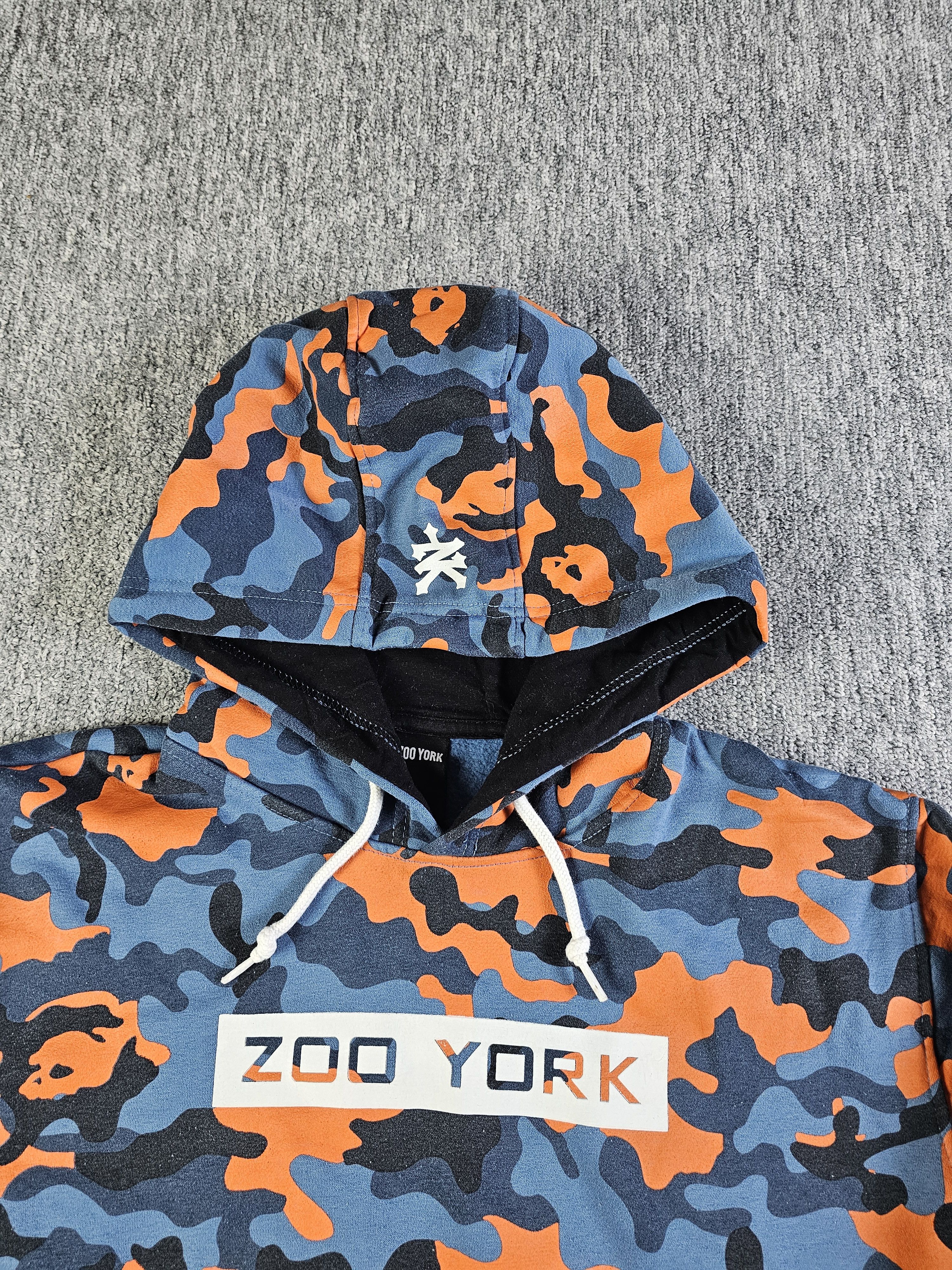 Zoo York Zoo York Hoodie Camo Logo Pullover Large Skater Grunge Size US L / EU 52-54 / 3 - 3 Thumbnail