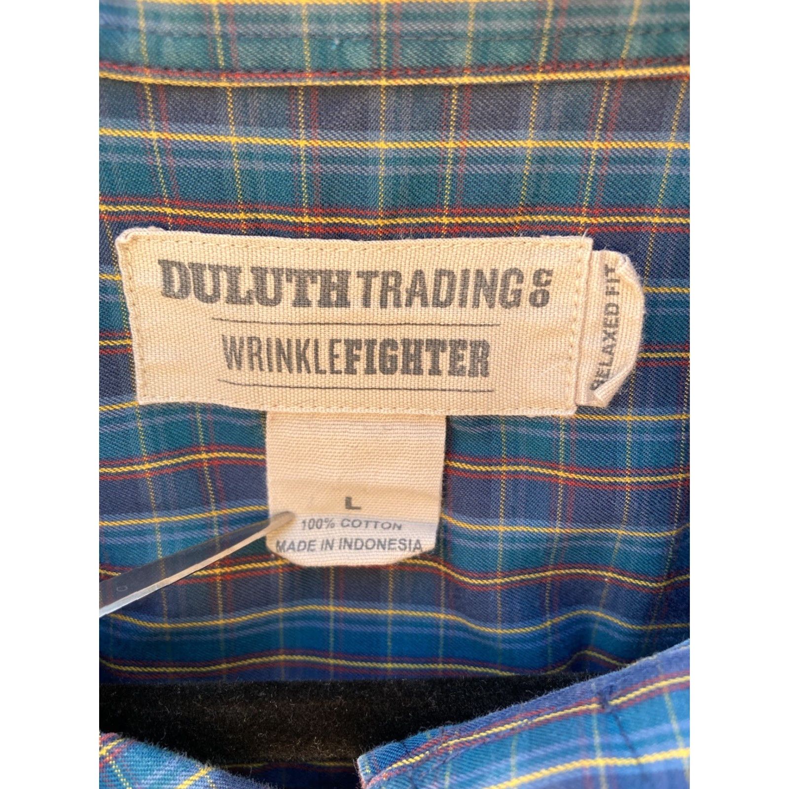 Duluth Trading Company Duluth Trading Co Multicolor Plaid LS Flannel Shirt Men’s L Cotton Wrinkle Free Size US L / EU 52-54 / 3 - 3 Thumbnail