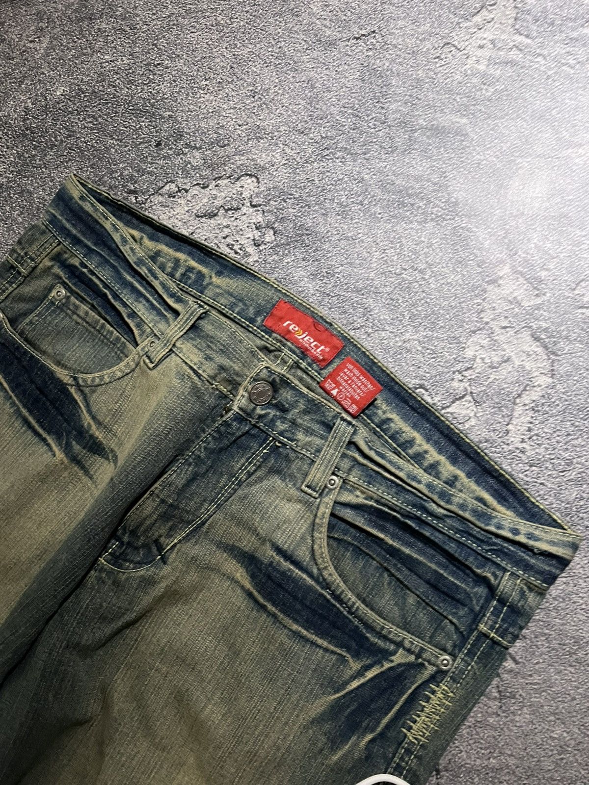 SWAG Niche Japanese Streetwear Slim Jean Y2K
