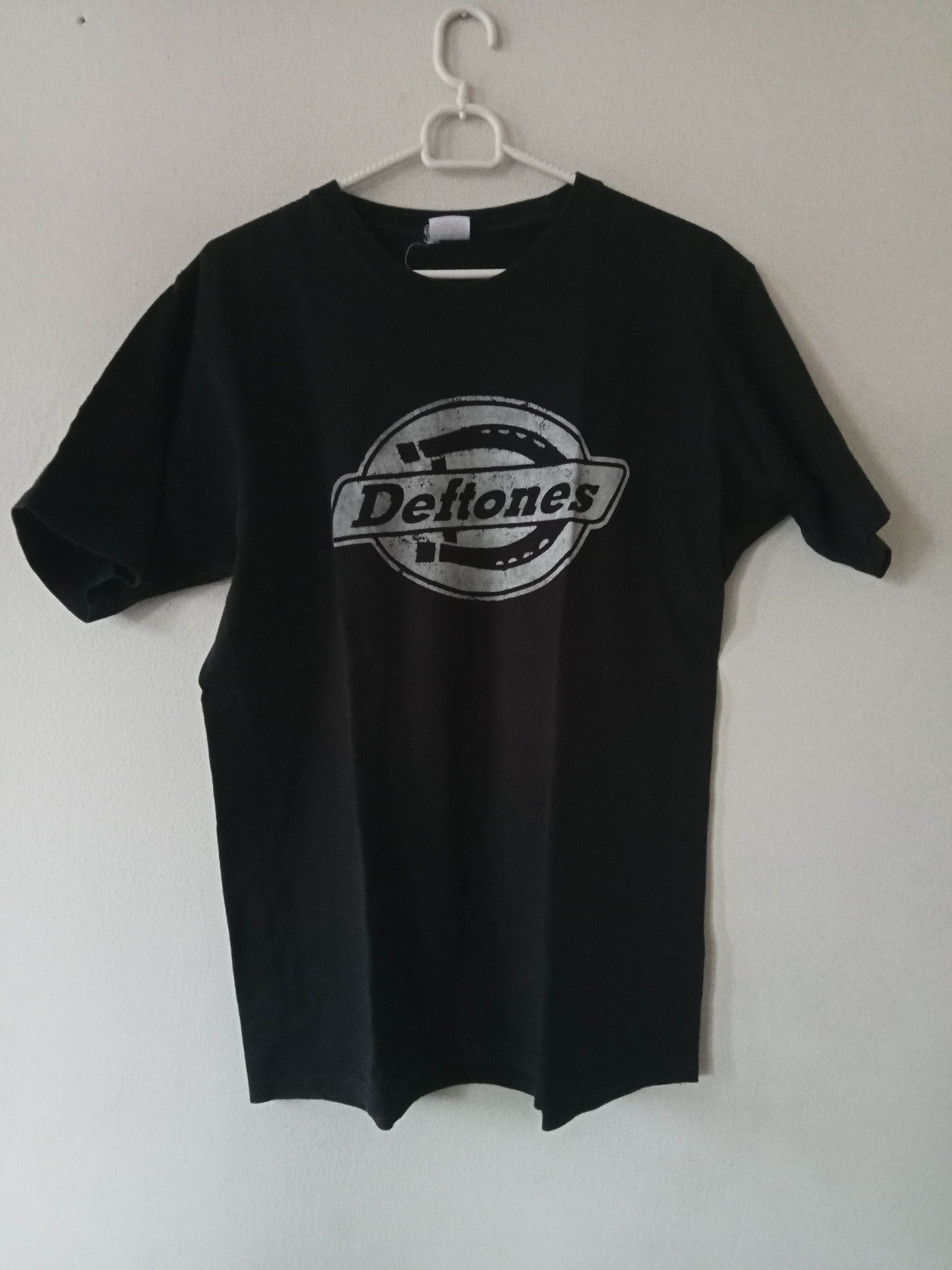 T-shirt Vintage Deftones Dickies - Logo En Coton épais Noir, Tailles S à 3XL, Neuf Avec étiquettes