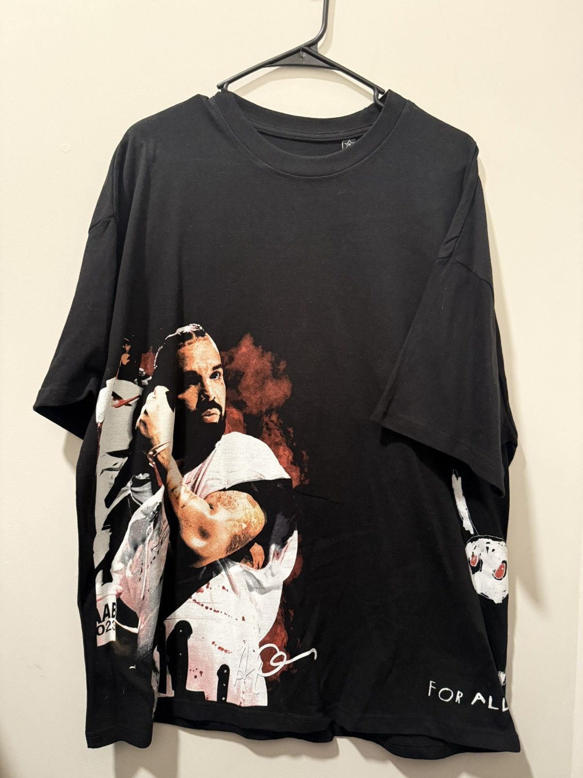 Other For All the Dogs DRAKE Streetwear Heavy Weight T-Shirt Size US XL / EU 56 / 4 - 1 Thumbnail