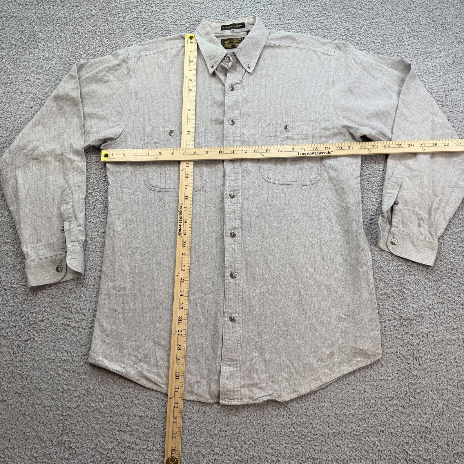 Eddie Bauer Vintage Eddie Bauer Sonoma Heathers Button Up Shirt M Tall Size US M / EU 48-50 / 2 - 3 Thumbnail