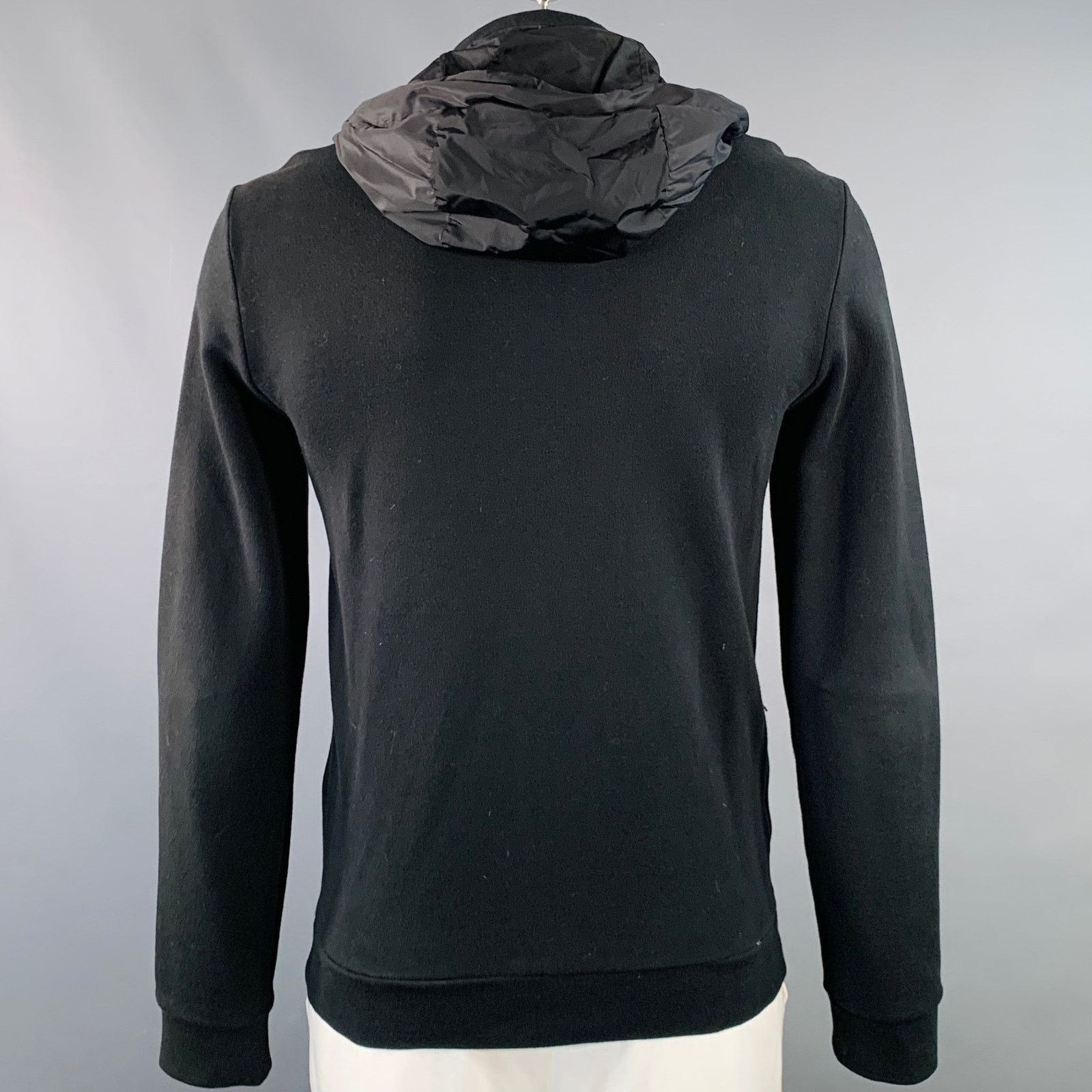 Gucci GUCCI by TOM FORD Black Cotton Hooded Slim Fit Zip Up Jacket Size US XL / EU 56 / 4 - 4 Thumbnail