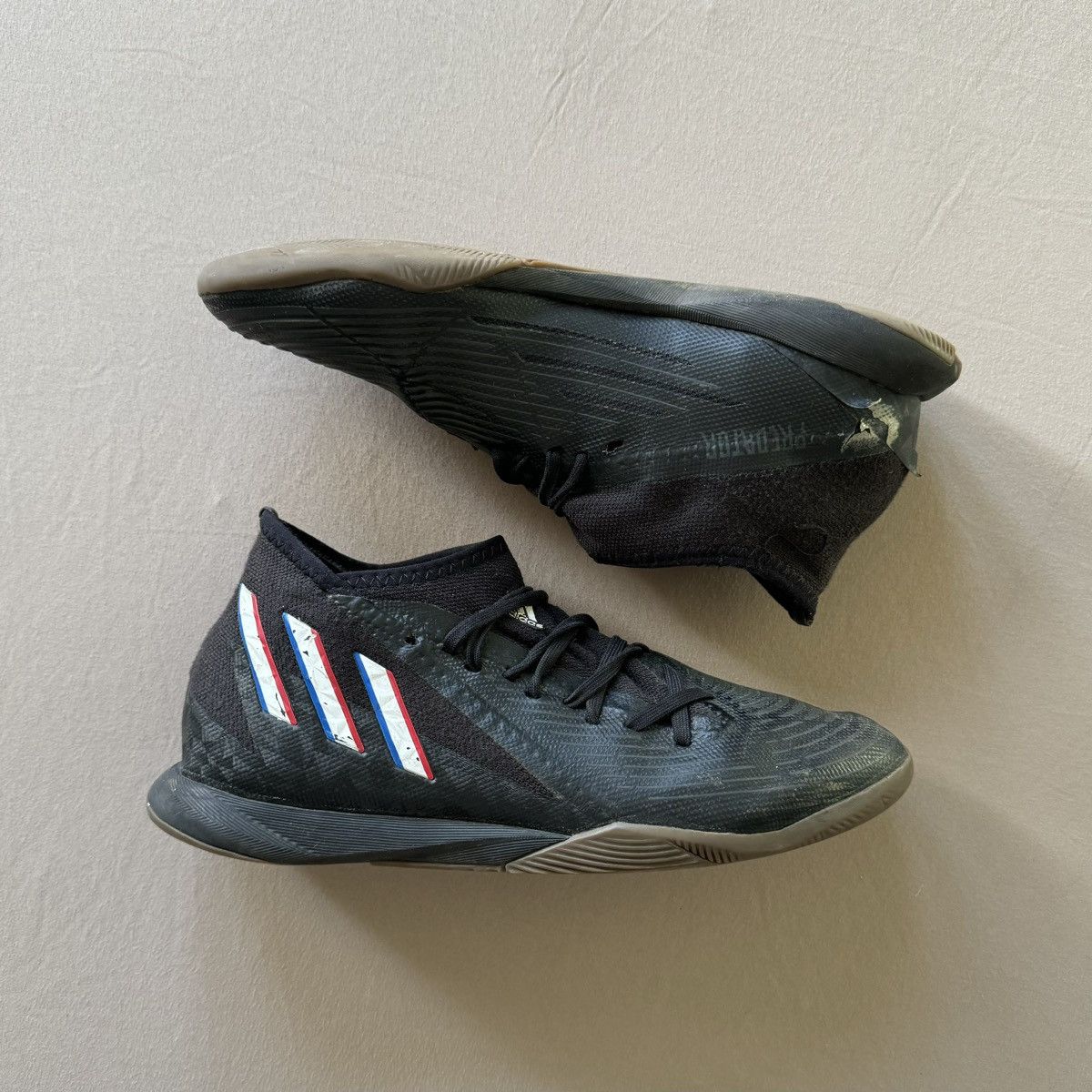adidas gazelle silver green womens adidas Youth Predator Edge.3 Indoor Soccer Shoes main image 1