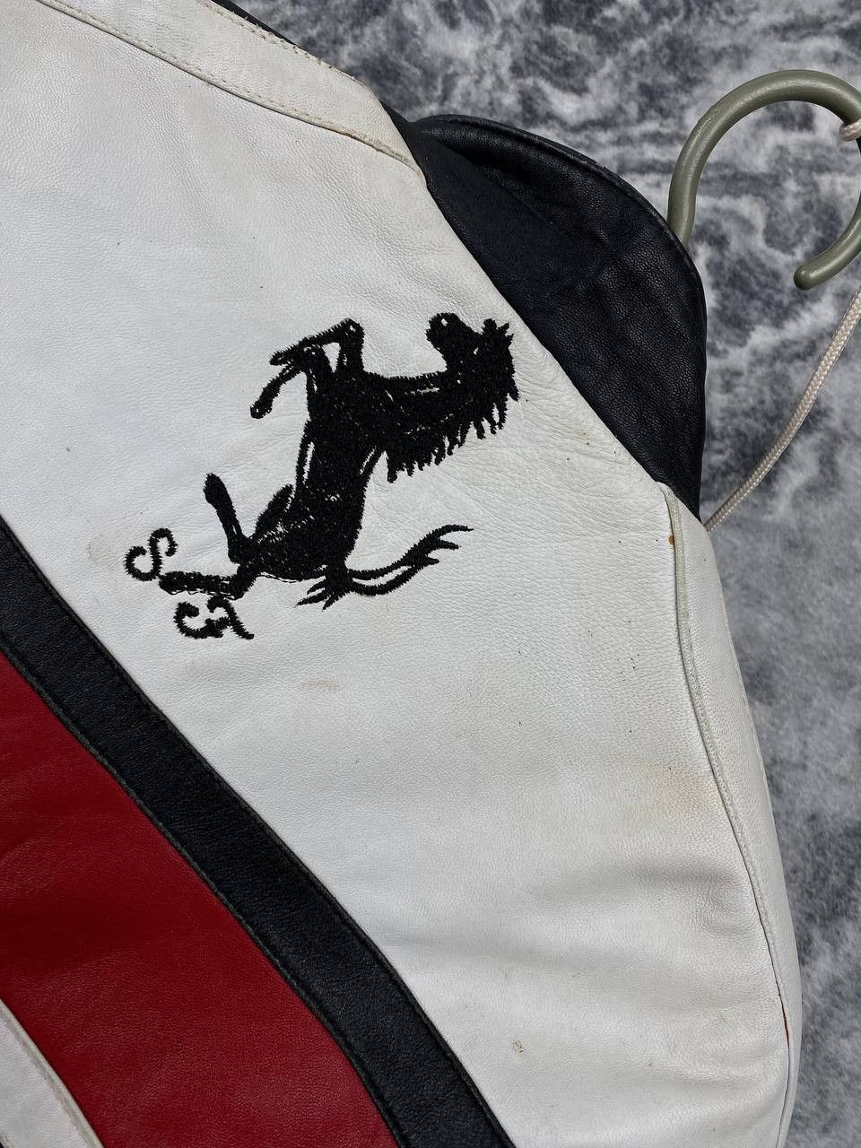 Ferrari Vintage Ferrari Racing Leather Jacket F1 Big Logo Men Size US XL / EU 56 / 4 - 16 Thumbnail