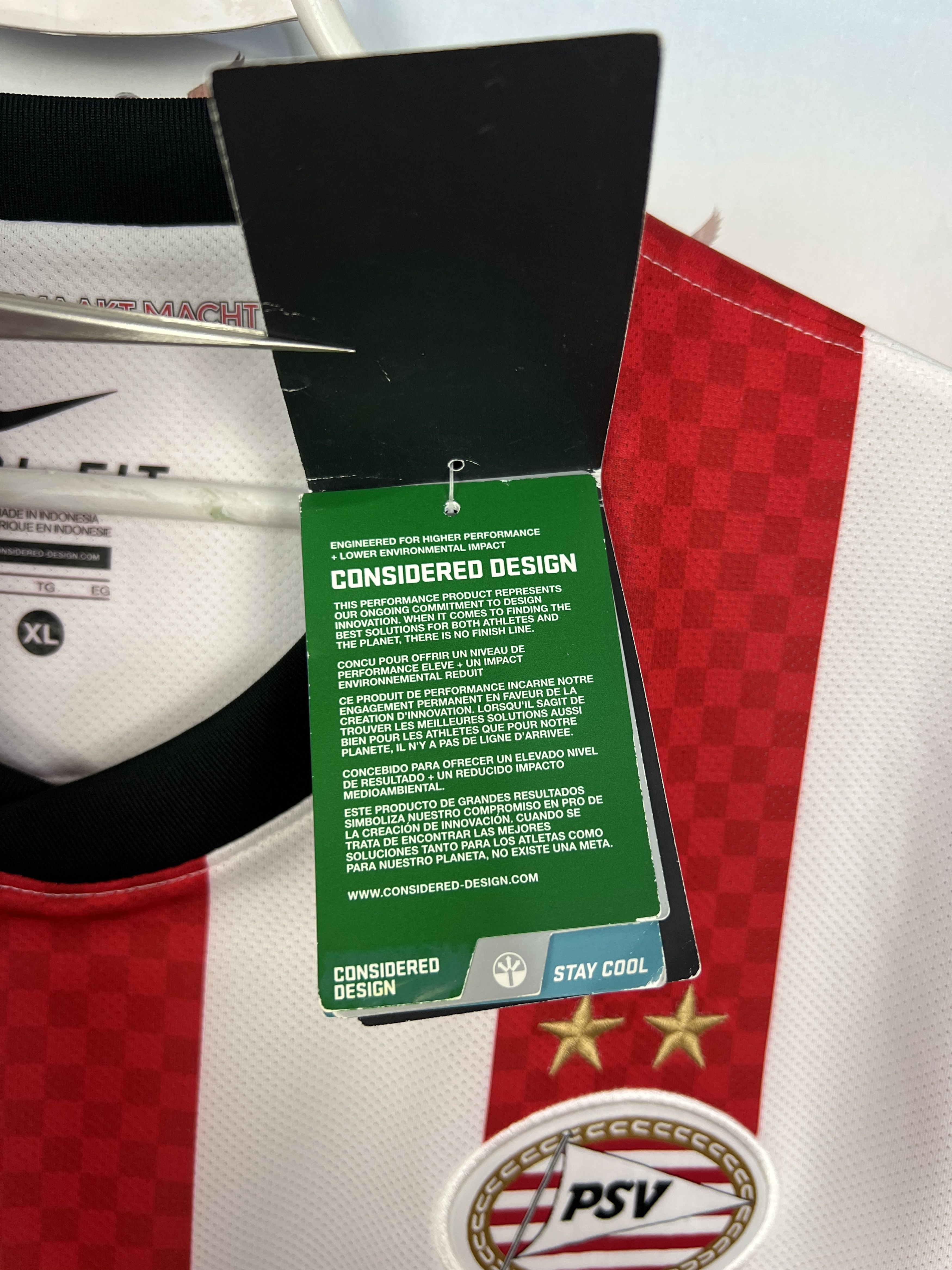Nike PSV Eindhoven Home football shirt 2010 Soccer Nike Jersey Size US XL / EU 56 / 4 - 8 Thumbnail