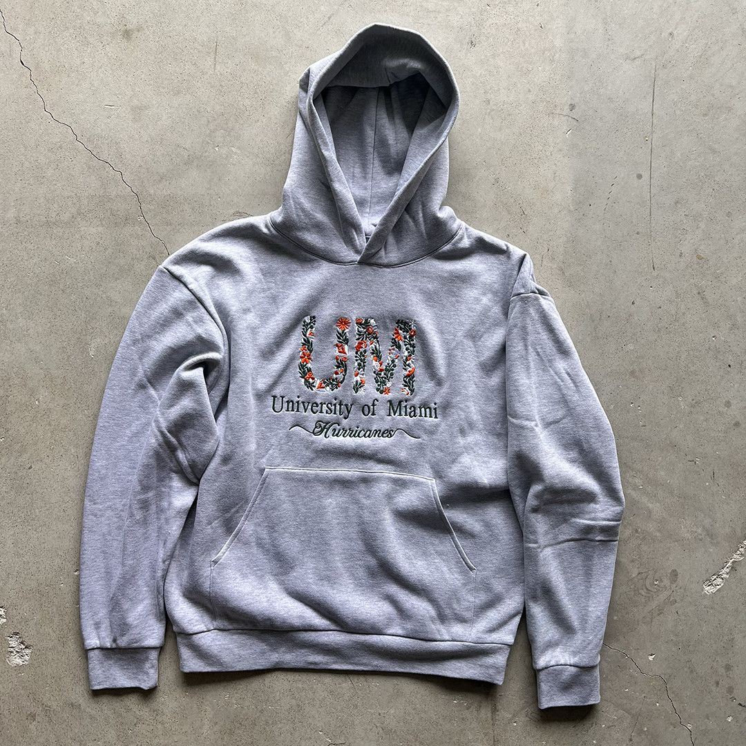 Prolific UM University of Miami Hoodie FLoral Size US M / EU 48-50 / 2 - 5 Thumbnail