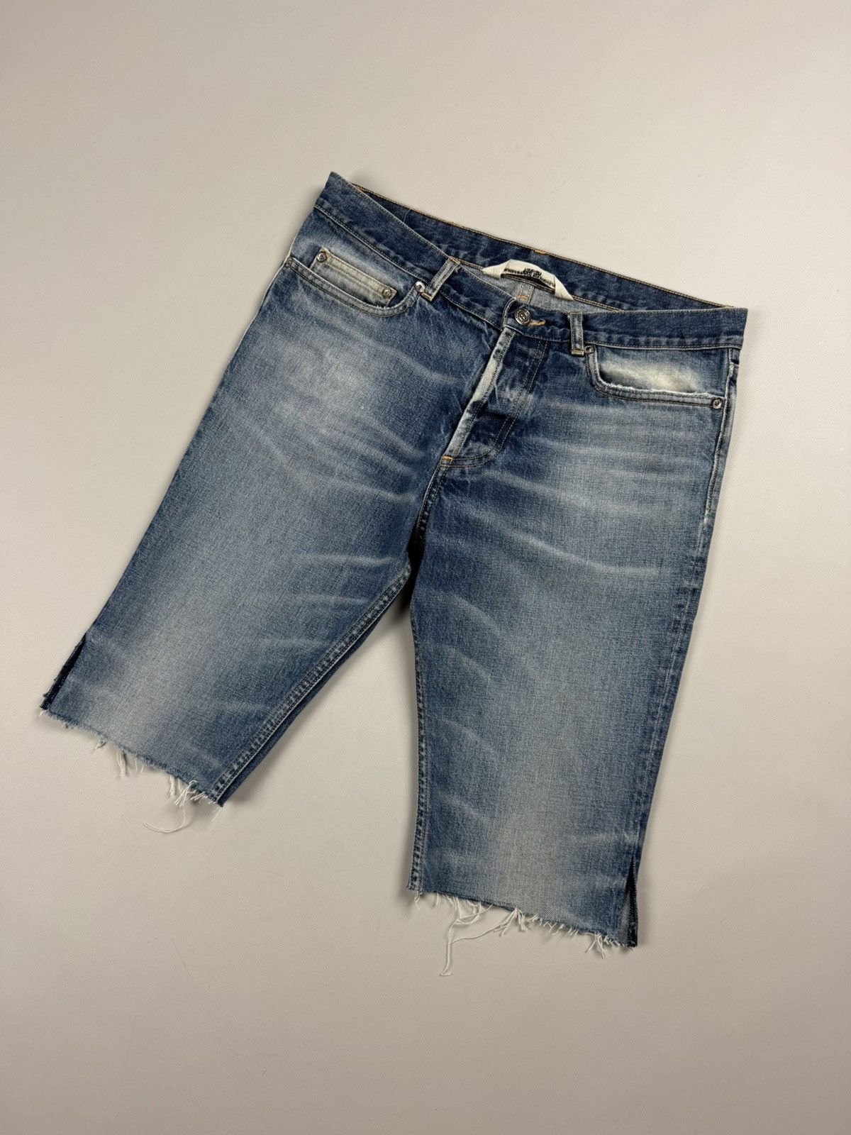Designer × Golden Goose GGDB Golde Goose Deluxe Brand Men’s Distressed Denim Shorts Size US 30 / EU 46 - 4 Thumbnail