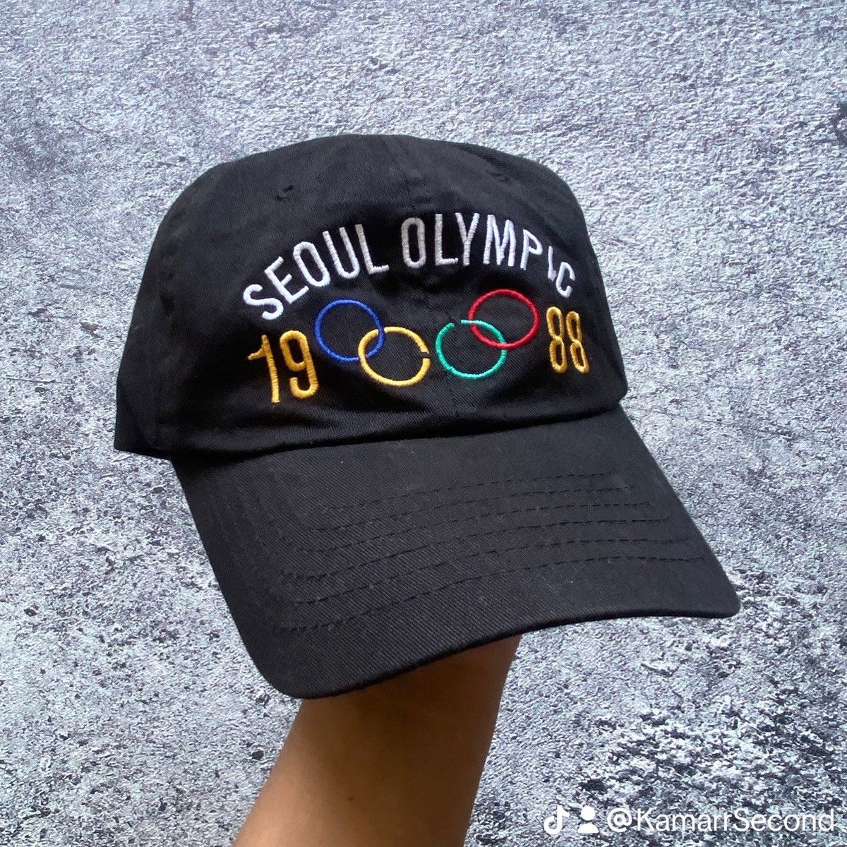 USA Olympics × Vintage 1988 - Seoul Olympic With PyeongChang 2018 Vintage Hat Size ONE SIZE - 5 Thumbnail