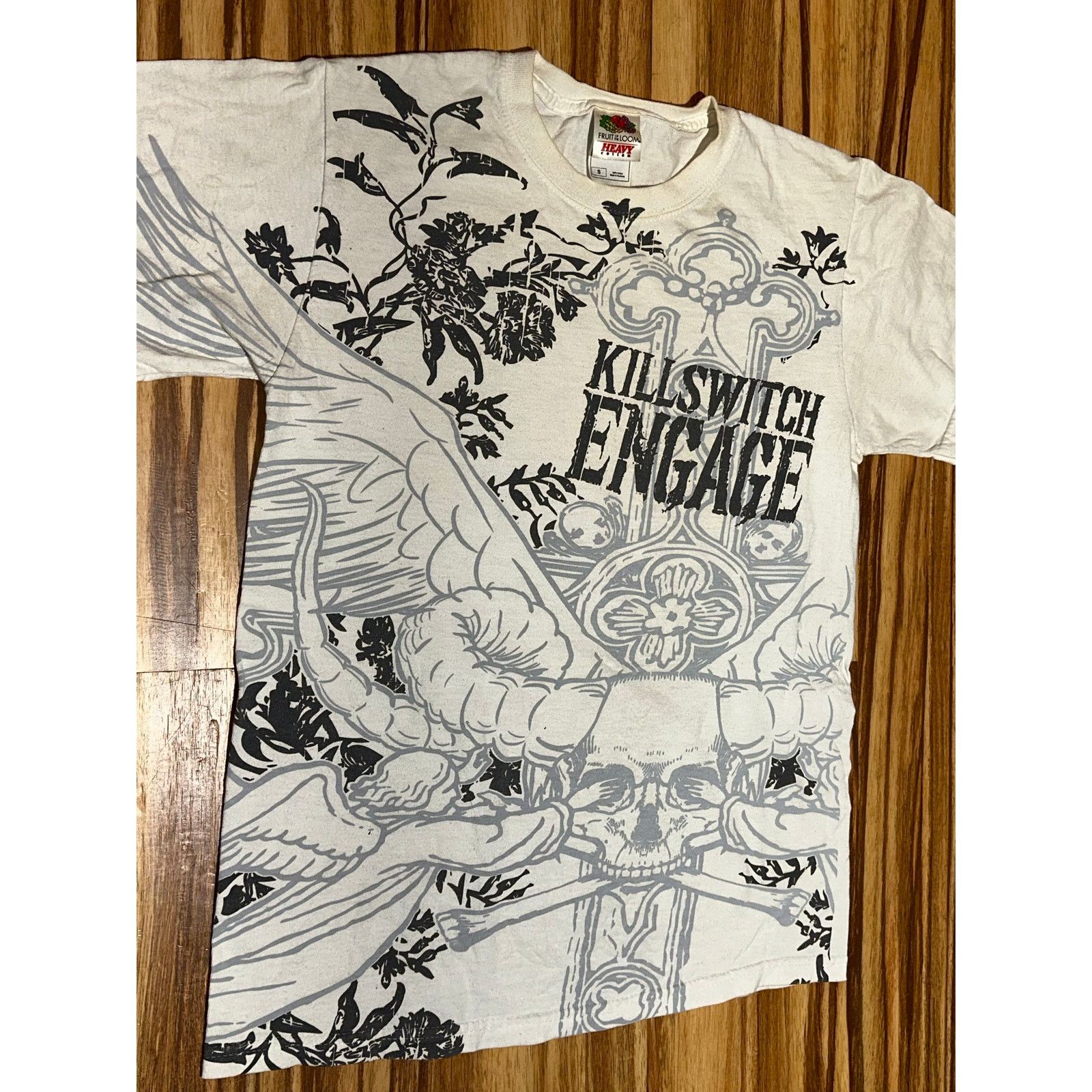 Gildan Vintage Kill Switch Engage Angel Skulls Uniquedesign Size L Size US S / EU 44-46 / 1 - 4 Thumbnail