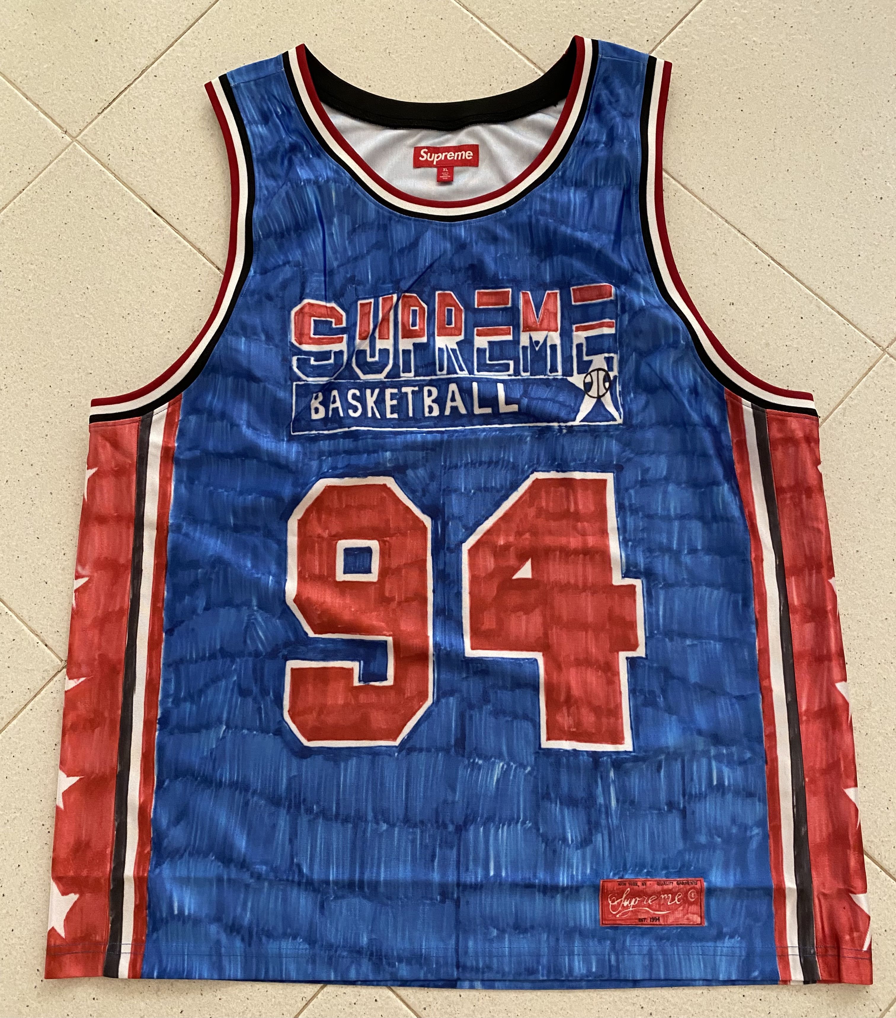 Supreme Supreme Basketball Jersey Size US XL / EU 56 / 4 - 3 Thumbnail