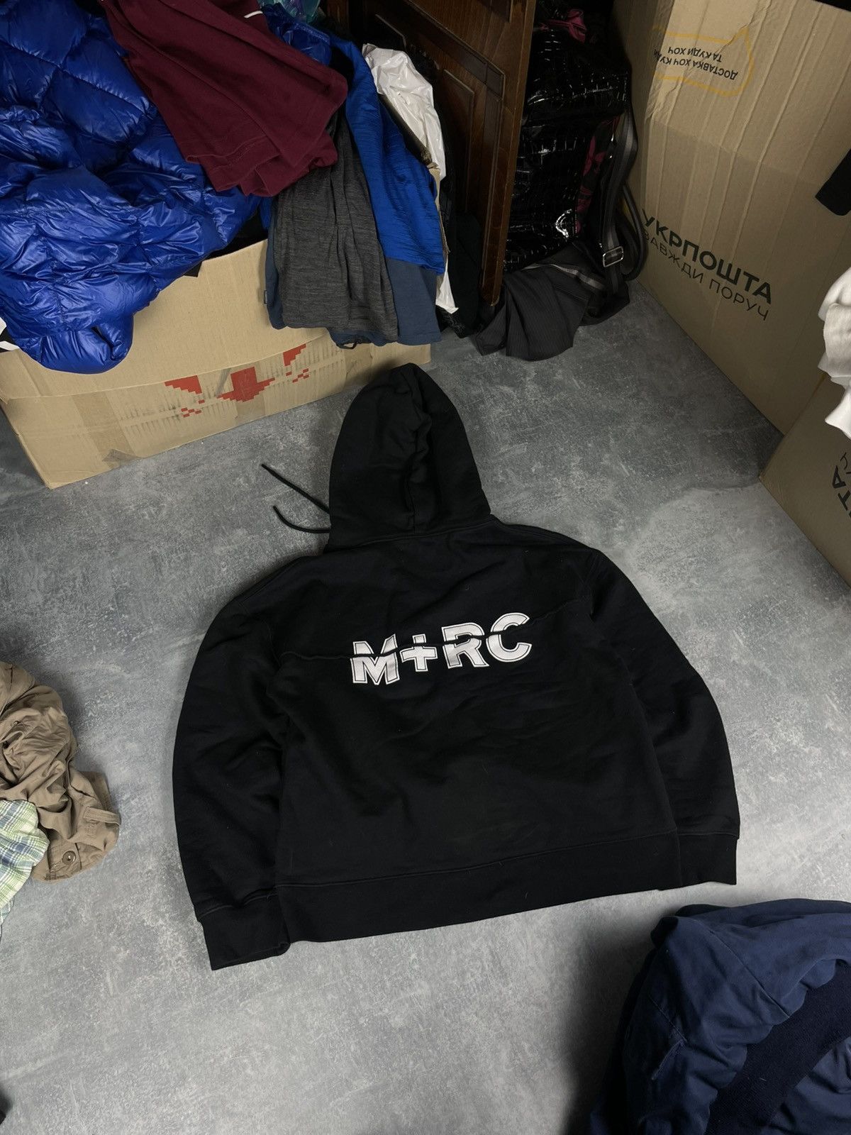 M+Rc Noir Boxy hoodie M+Rc Marc Noir portugal bog logo black hoodie Size US S / EU 44-46 / 1 - 1 Thumbnail