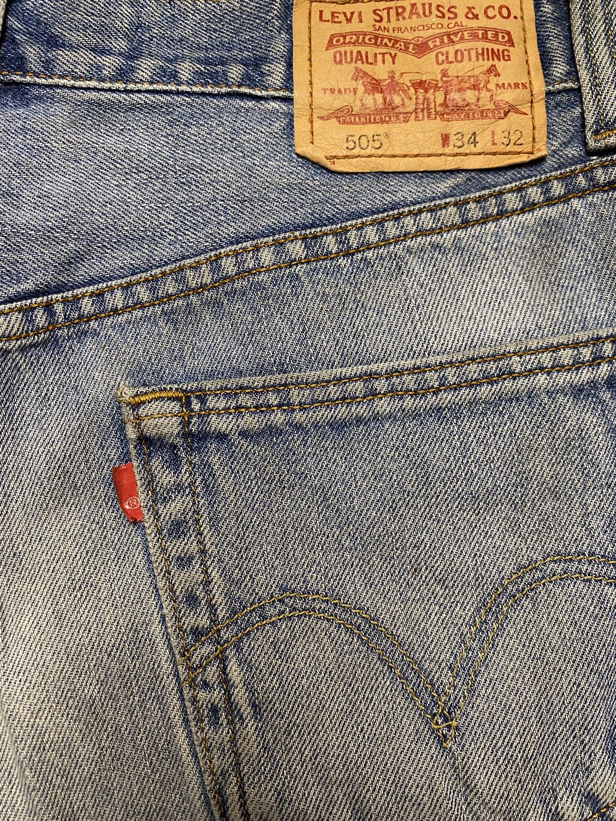 Levi's × Vintage Levis 505 Size US 34 / EU 50 - 15 Thumbnail