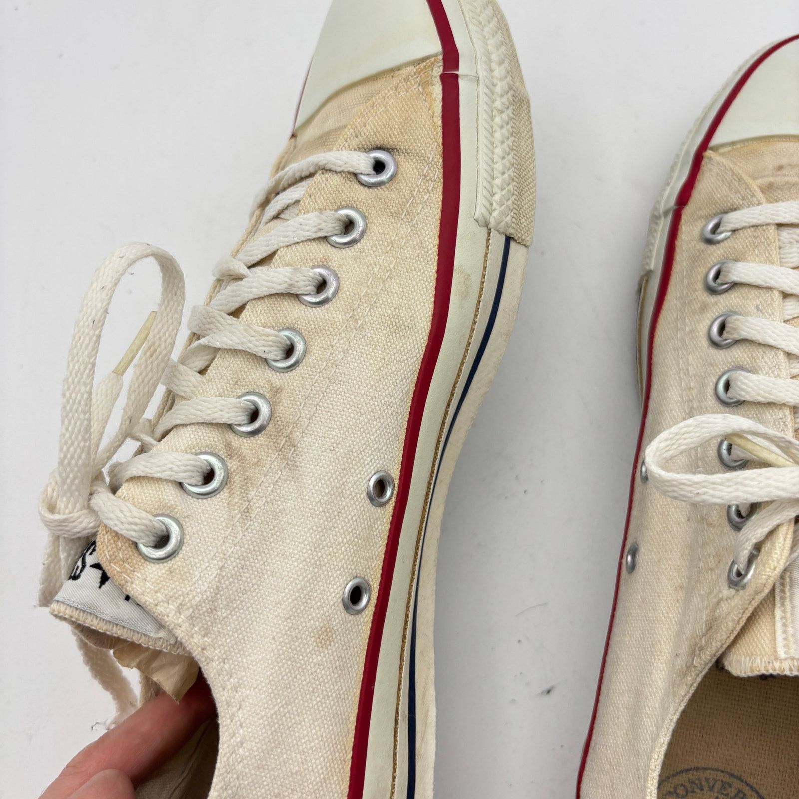 Converse Vintage 90s Converse Chuck Taylor Low Sneakers Shoes Mens 10 Size US 10 / EU 43 - 15 Thumbnail