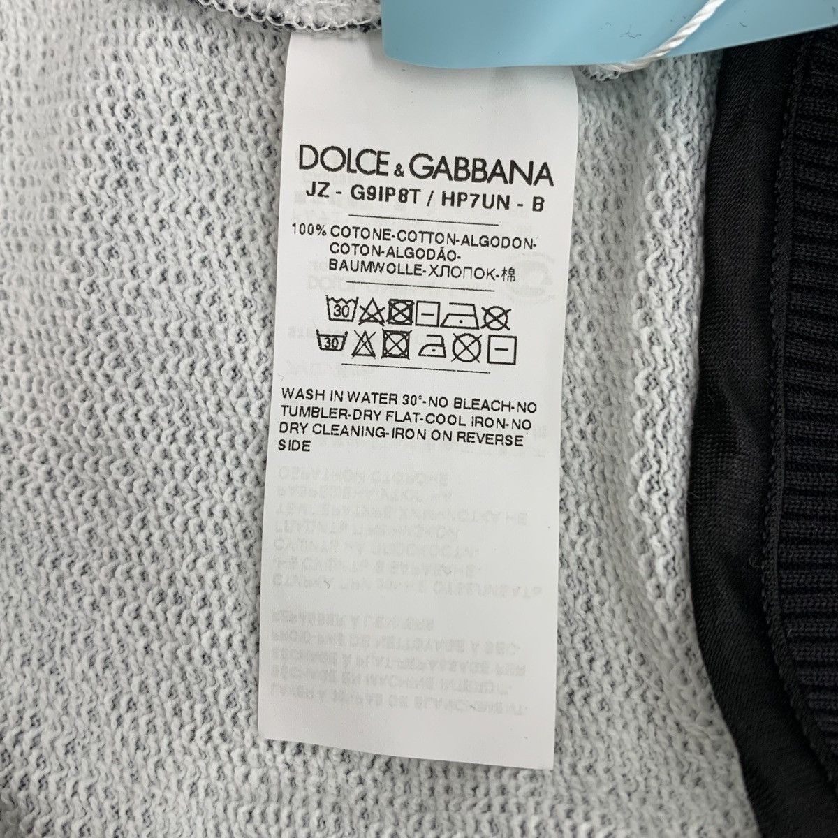 Dolce & Gabbana Dolce Gabbana Knight Court Long Sleeve Sweatshirt K26WX Size US L / EU 52-54 / 3 - 8 Thumbnail