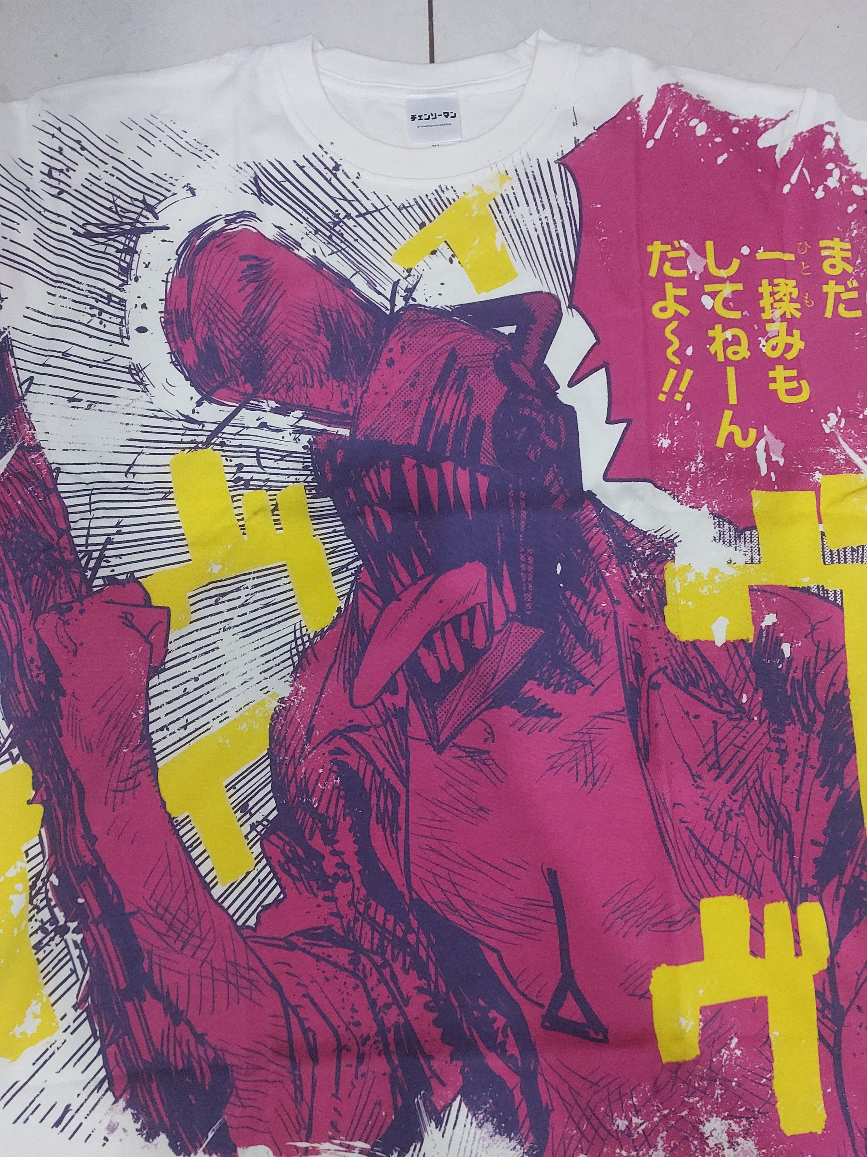 Anime CHAINSAW MAN FULL GRAPHIC ANIME MANGA T-SHIRT Size US XL / EU 56 / 4 - 8 Thumbnail