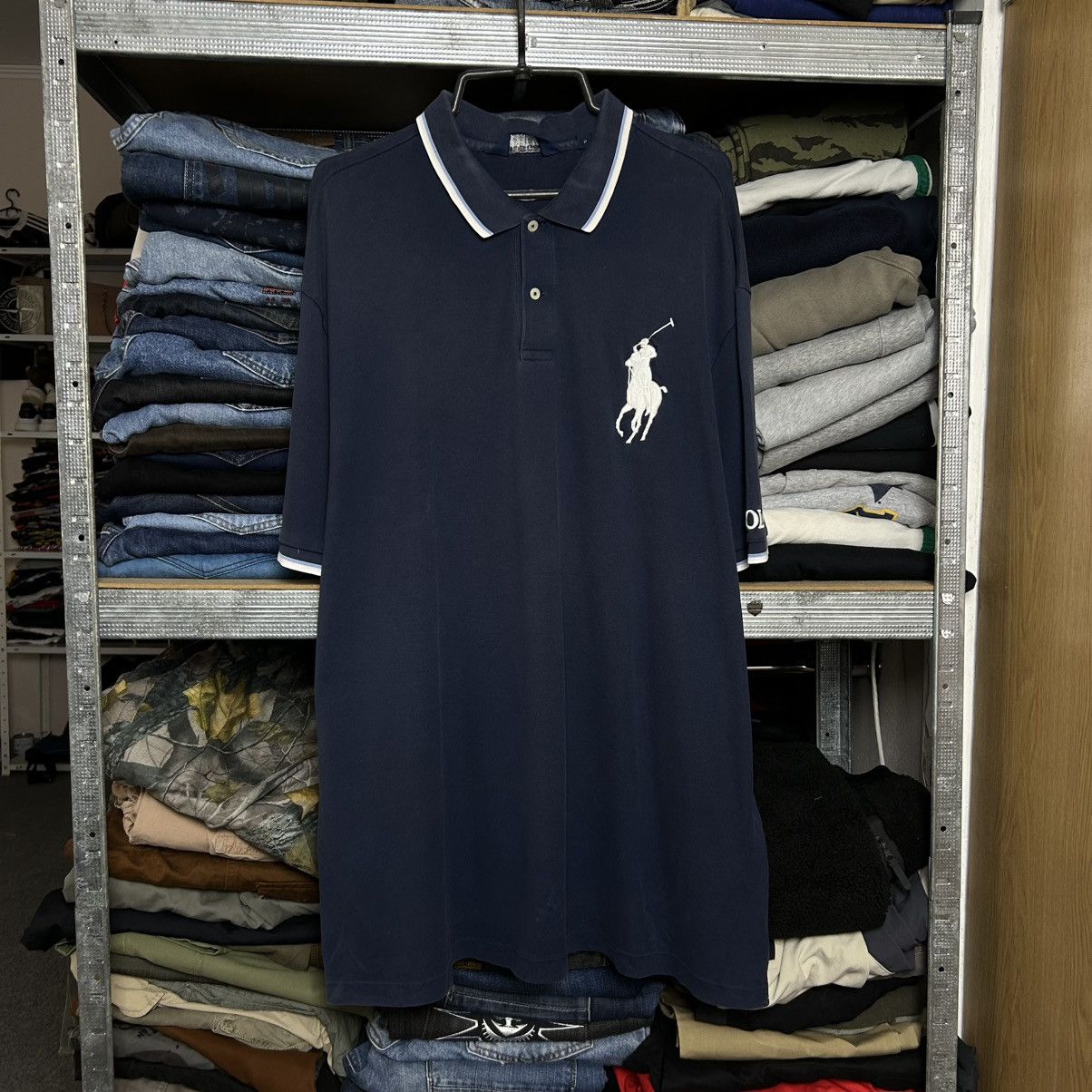 Polo Ralph Lauren Vintage Polo Ralph Lauren Big pony golf streetwear polo Size US XXL / EU 58 / 5 - 1 Thumbnail