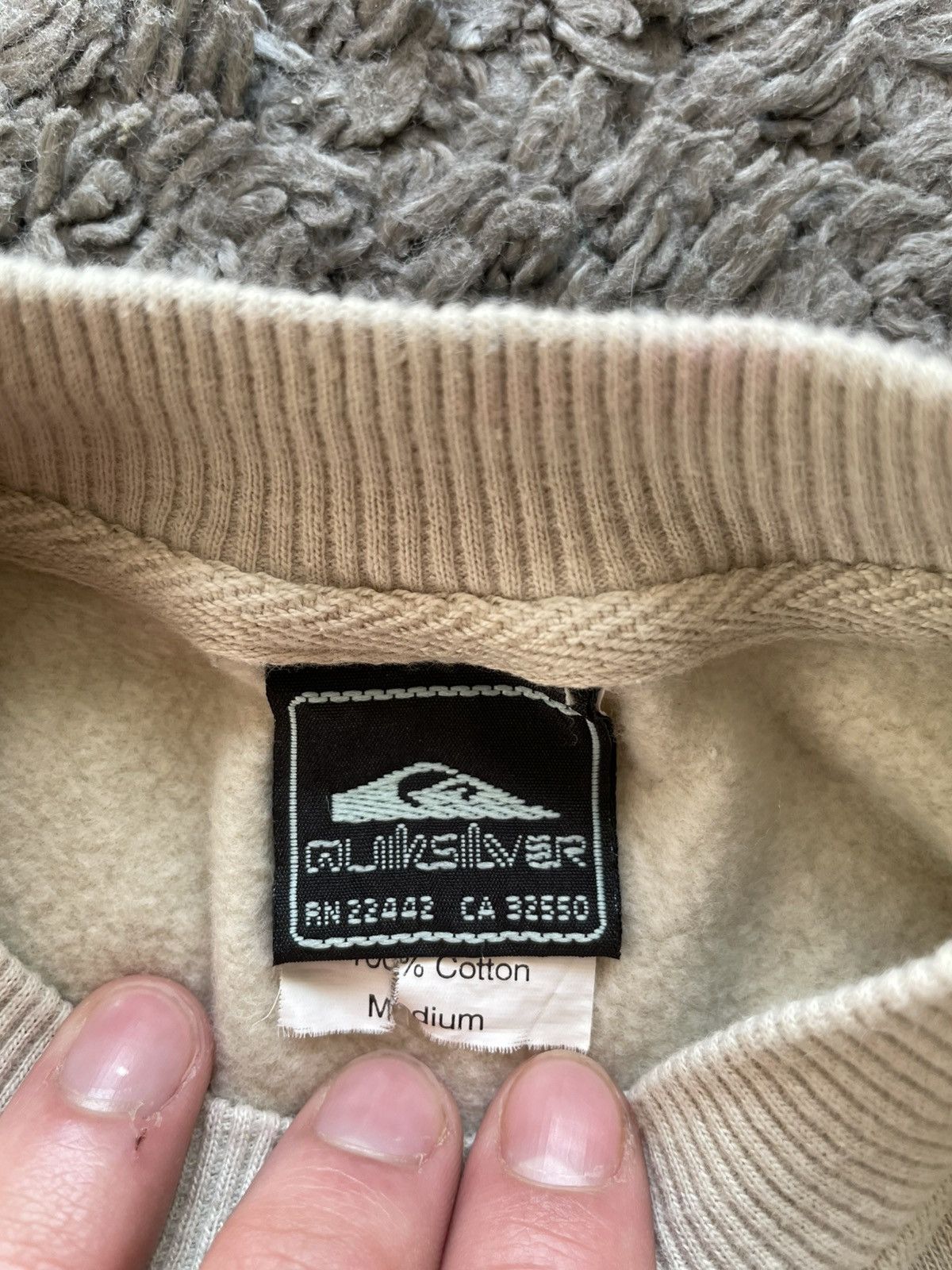Quiksilver × Vintage 00s Quicksilver Sweatshirt Streetwear Vintage Logo Y2k Rare Size US M / EU 48-50 / 2 - 9 Thumbnail