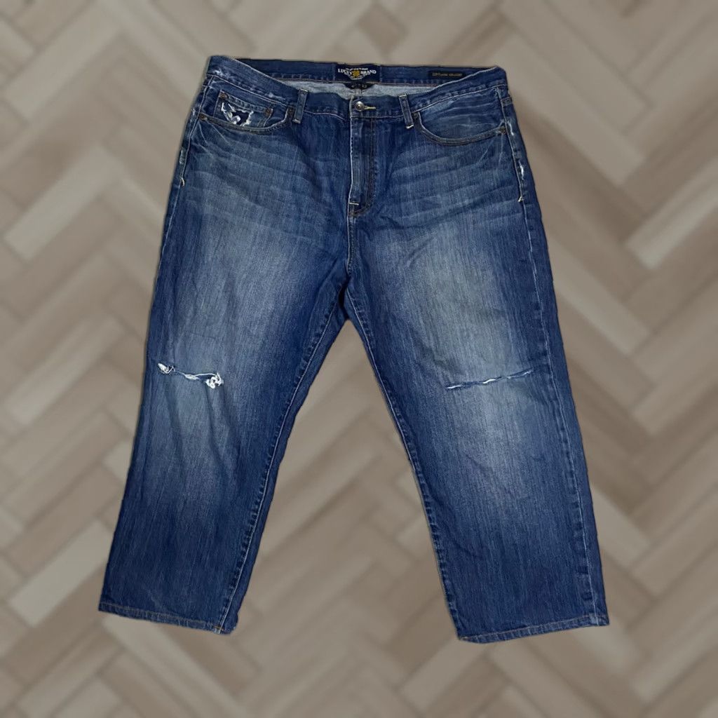 Lucky Brand Lucky Brand Mens 329 Classic Straight Leg Jeans Medium Wash Size 40x25 Size US 40 / EU 56 - 1 Thumbnail